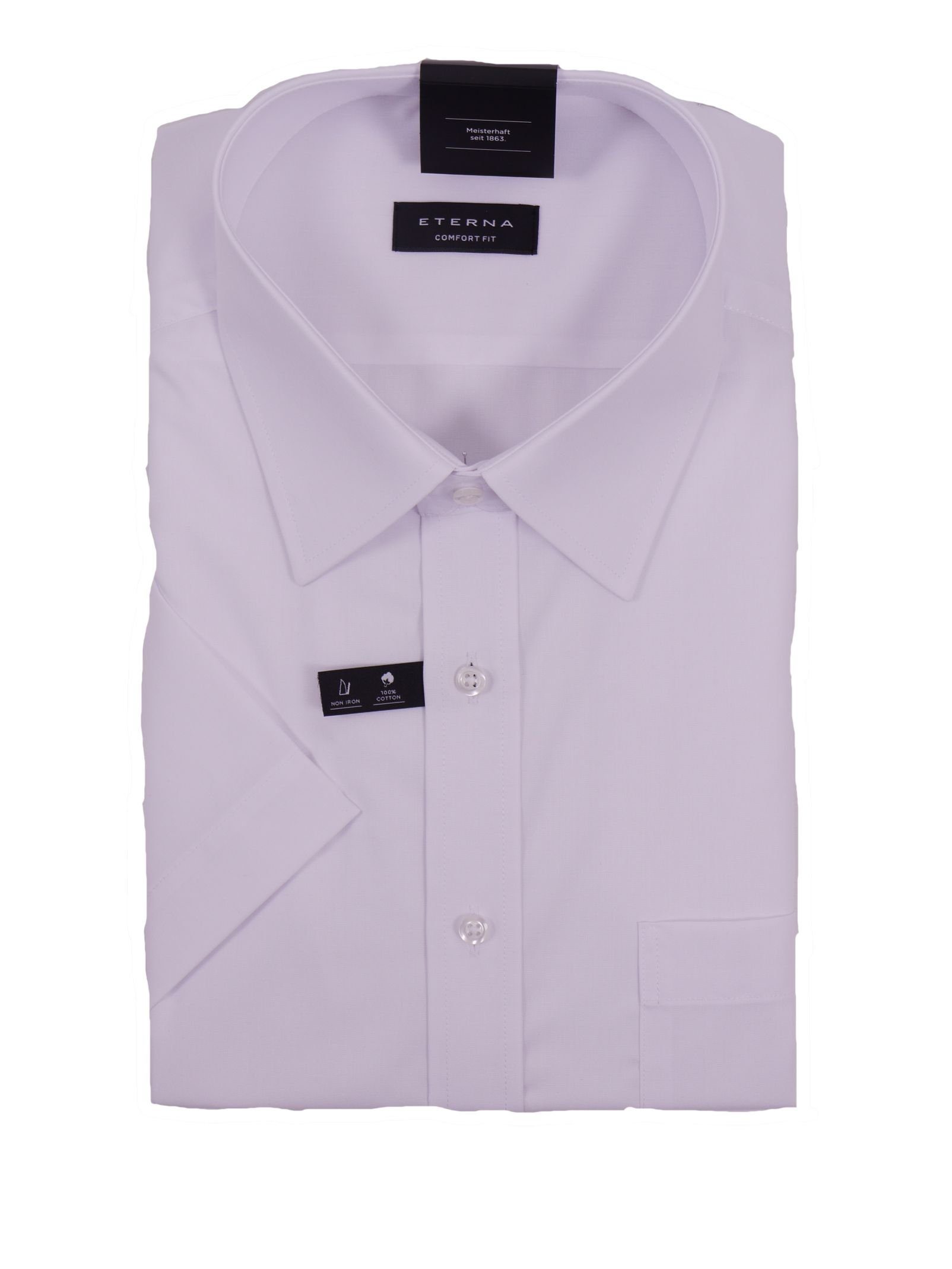 Eterna Kurzarmhemd "COMFORT FIT", NON IRON (bügelfrei) günstig online kaufen