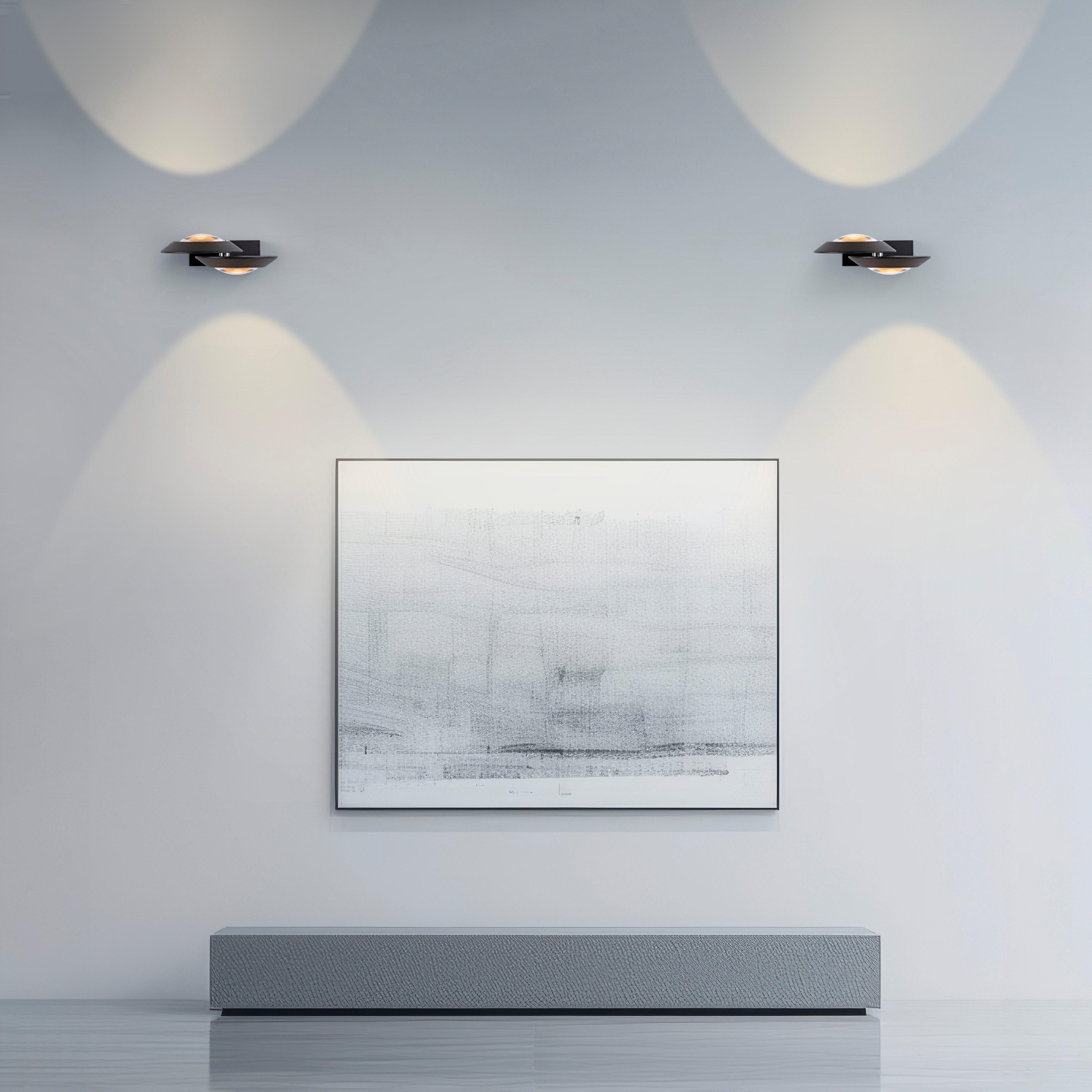 Neuhaus PURE LED Wandleuchte PURE Oculis, LED fest integriert, Warmweiß, Dimmfähig über separaten Tronicdimmer, dreh- & schwenkbar