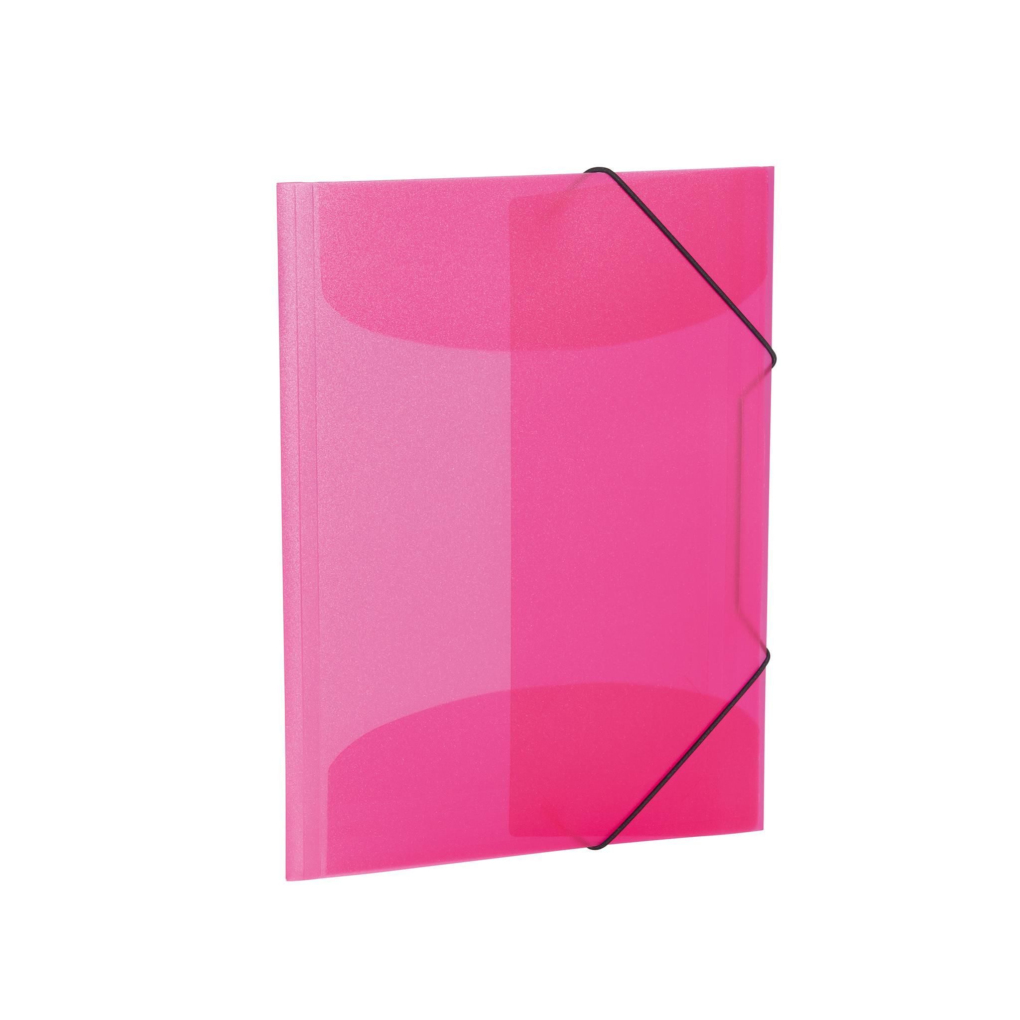 HERMA Organisationsmappe Herma Sammelmappe Eckspanner PP A4 transluzent pink
