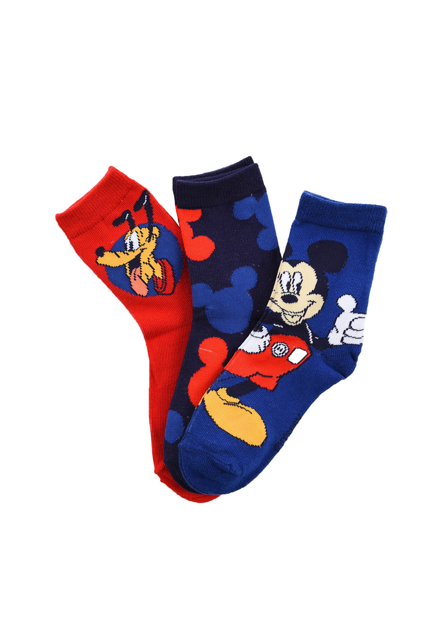 Disney Mickey Mouse Socken Disney Mickey & Pluto Socken Jungen 6er Pack (6-Paar)