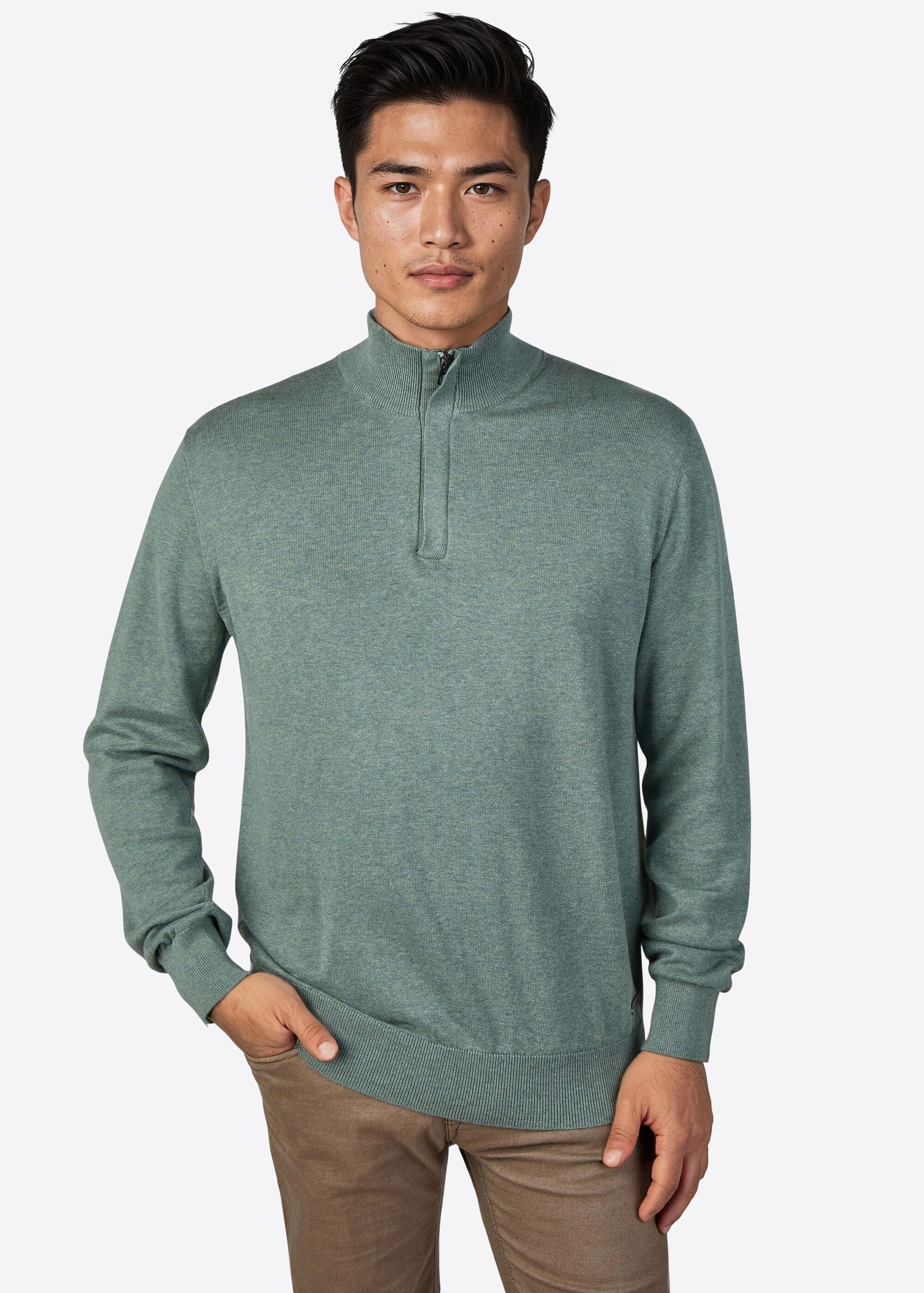 Pierre Cardin Stehkragenpullover mit hohem Kragen