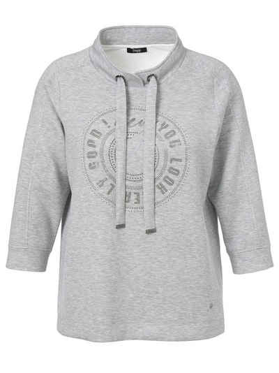 FRAPP Sweatshirt mit Allovermuster