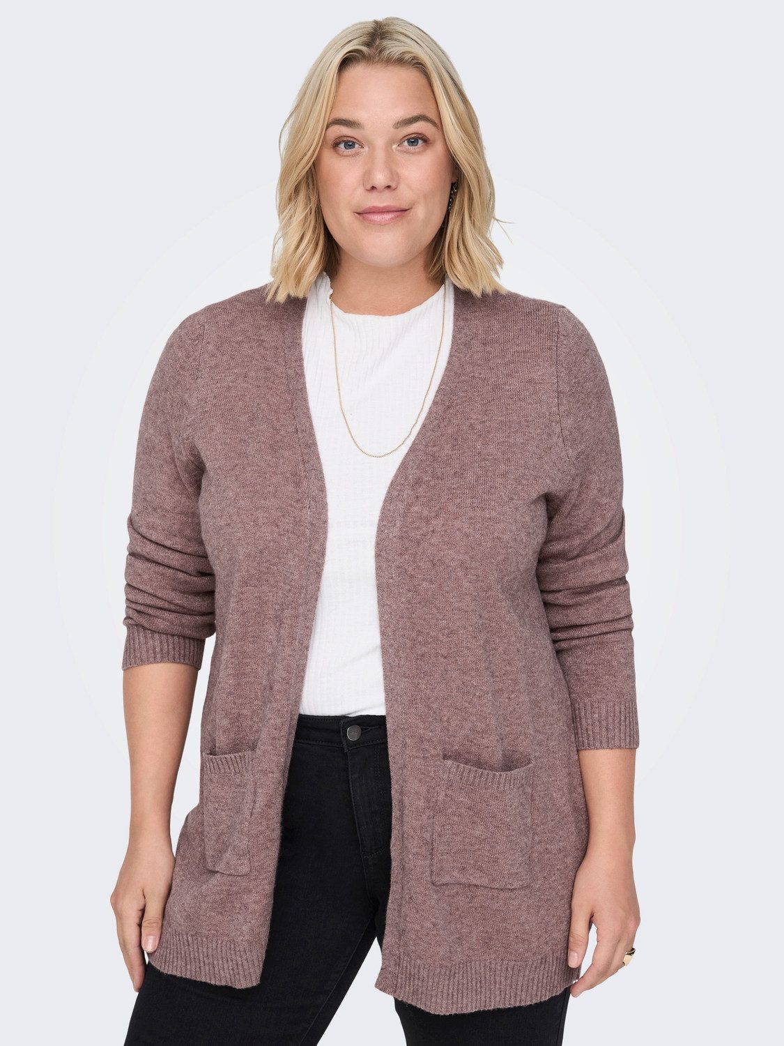 ONLY CARMAKOMA Strickjacke CARESLY L/S OPEN CARDIGAN NOOS KNT günstig online kaufen