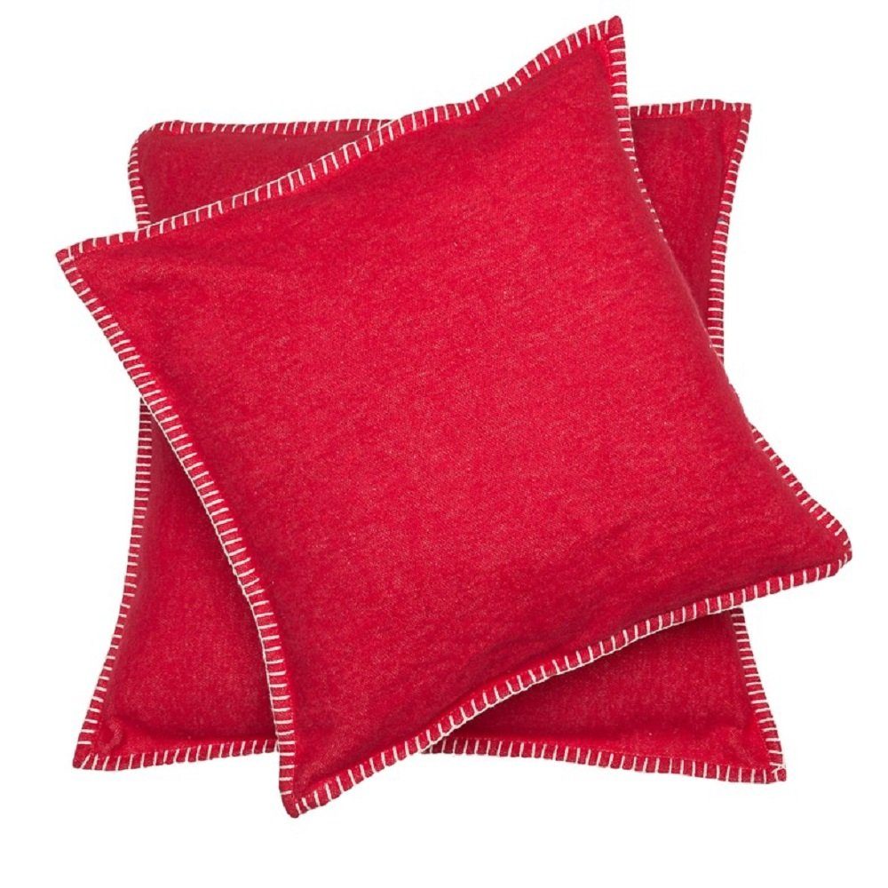 DAVID FUSSENEGGER Kissenbezug Kissenhülle Sylt 'Uni', Flanell günstig online kaufen