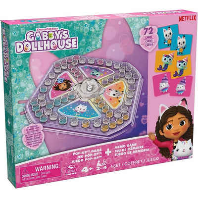 Spin Master Spielfigur 6068315 Gabby's Dollhouse Memo & Popup Spiel 2er Pack