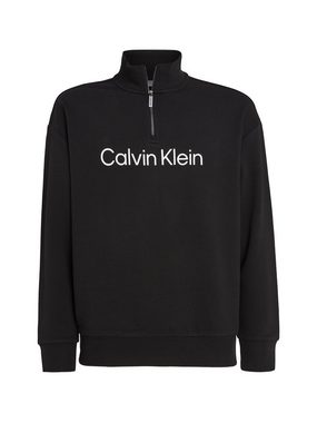 Calvin Klein Sweatshirt HERO LOGO COMFORT QUARTER ZIP mit Reißverschluss am Kragen
