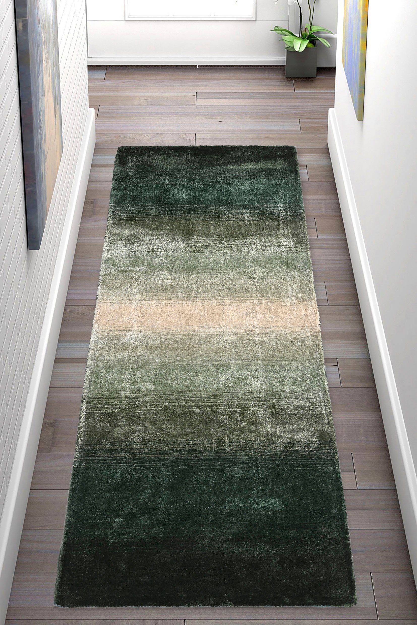 Home affaire Läufer Katalin, handgewebt, Teppiche aus 100% Viskose, farblic günstig online kaufen