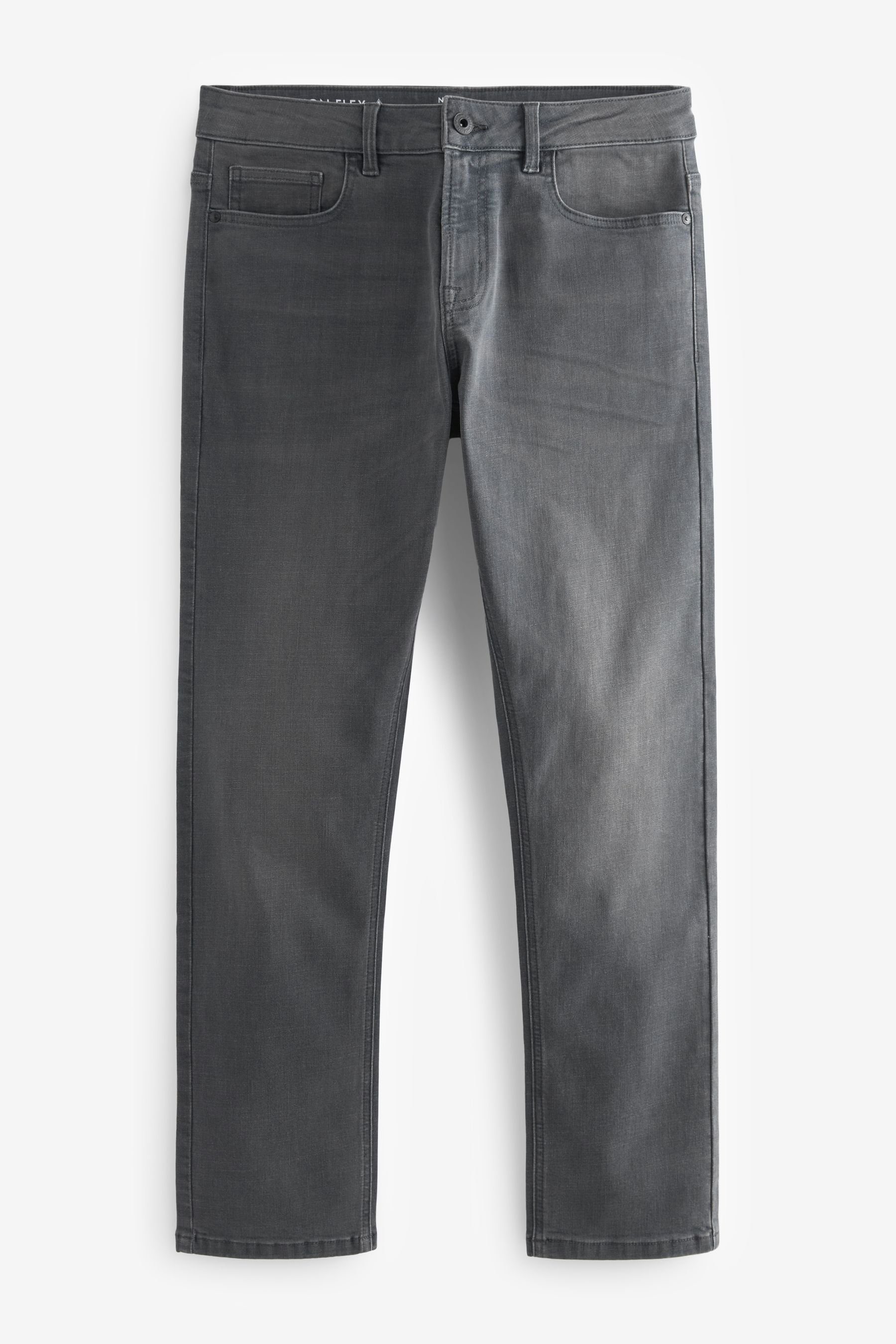 Next Slim-fit-Jeans (1-tlg) Motionflex - Slim Vintage Grey Jeans