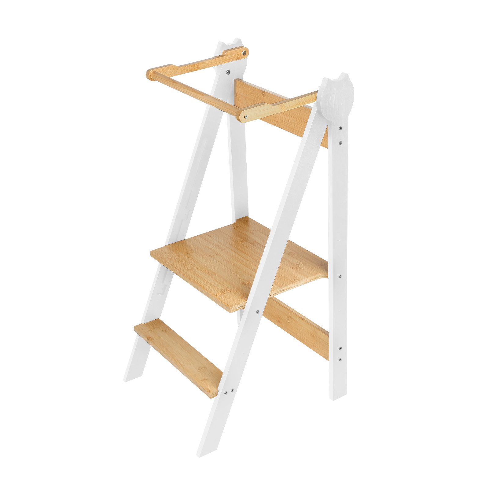 JEOBEST Stehhilfe Learning Tower Tritthocker mitSicherheitsschiene,Kindertr günstig online kaufen