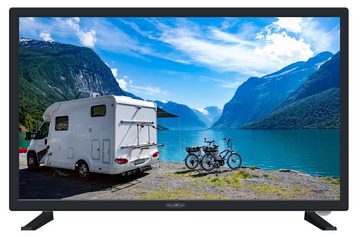 Reflexion LDDW27i+ LED-Fernseher (69,00 cm/27 Zoll, Full HD, Smart-TV, DC IN 12 Volt / 24 Volt, Netzteil 230 Volt, Fernseher für Wohnwagen, Wohnmobil, Camping, Caravan, mit integriertem DVD-Player, inkl. Soundbar)