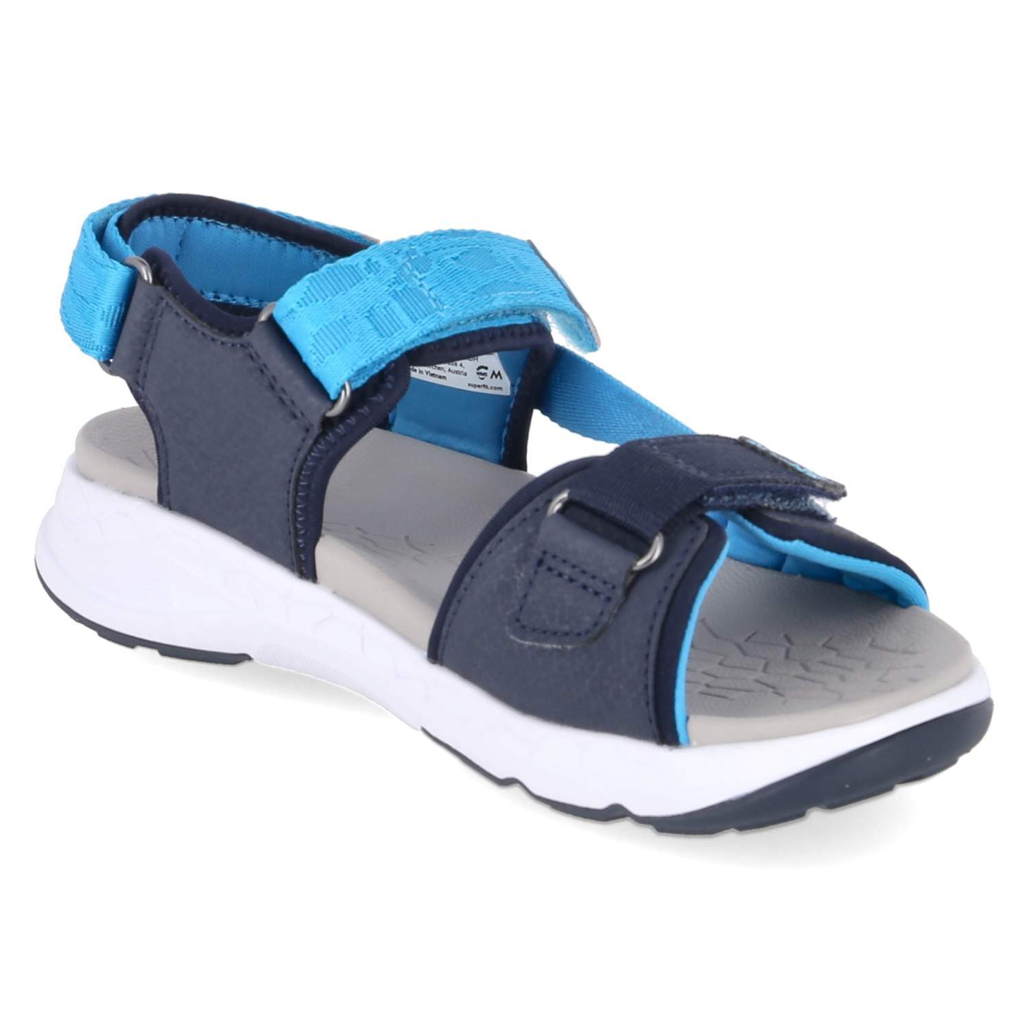 Superfit Superfit 1-000580-8040 Jungen Textil & Synthetik blau Sandalette