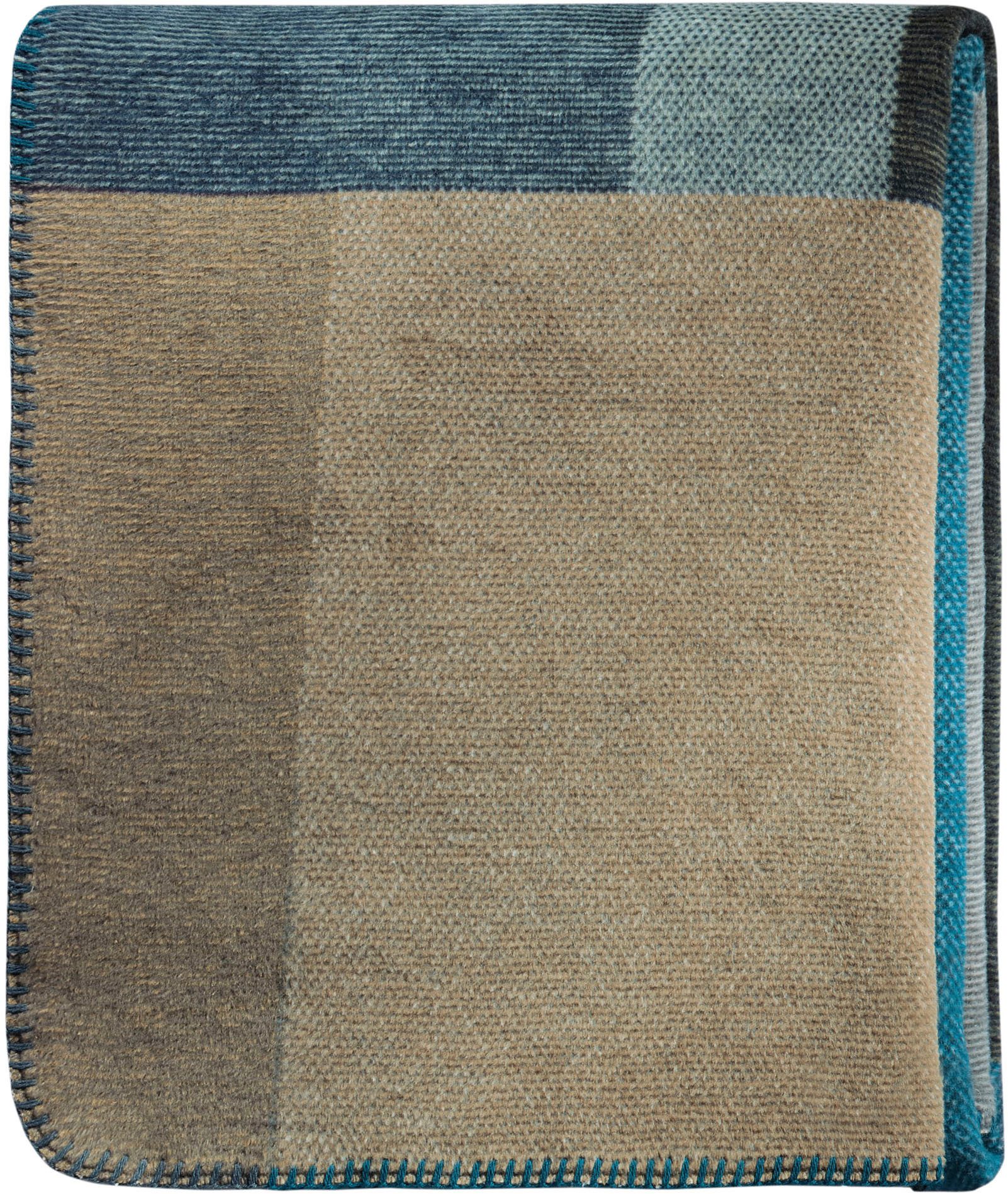 Wohndecke Verdant Vibes mit geketteltem Zierstich, Biederlack, Made in Germany