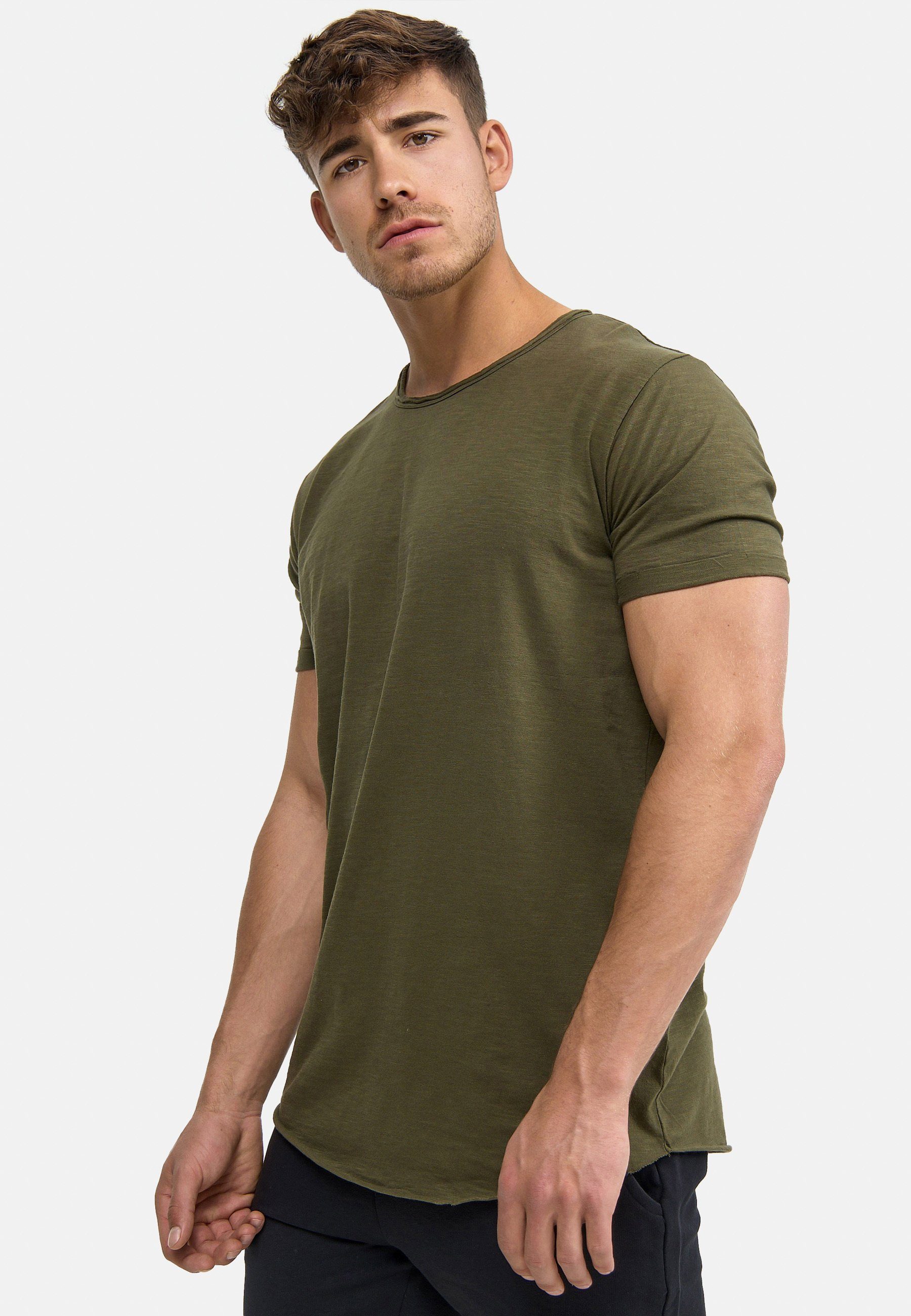 Kurzarmshirt Tee Willbur Army Indicode