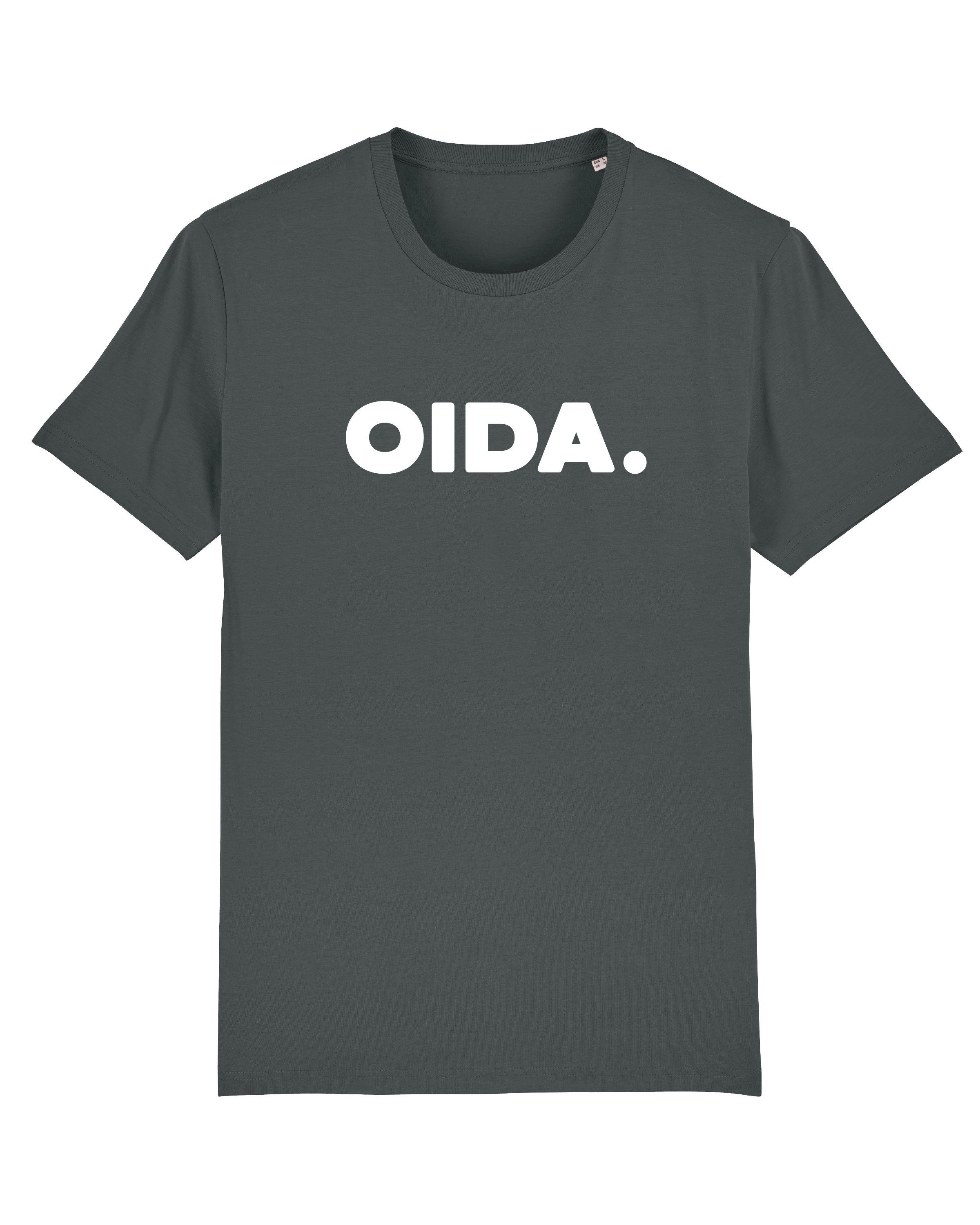 wat? Apparel Print-Shirt Oida Fraiche (1-tlg) Peche