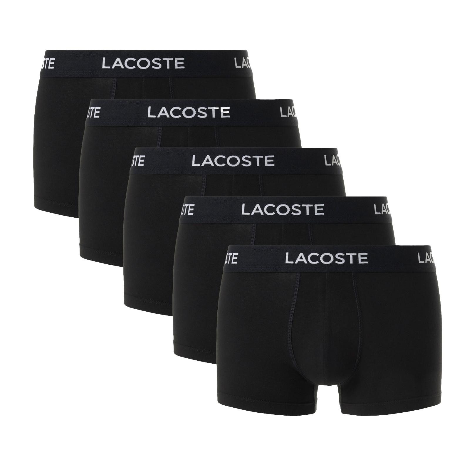 Lacoste 5-er Set Trunks Schwarz günstig online kaufen