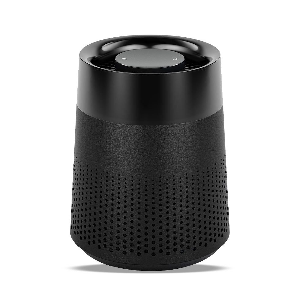 Tekoo Luftreiniger mit H13 HEPA Filter & Ionisator gegen Pollen & Staub, für 15 m² Räume, H13 HEPA-Filter, flüsterleiser Nachtmodus (20 dB)