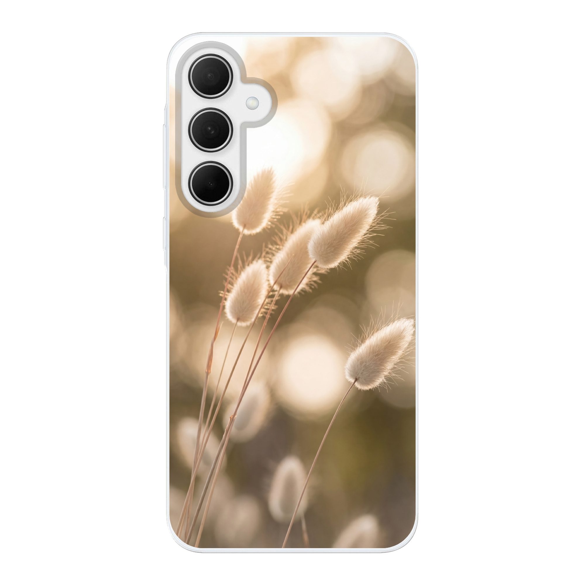 MuchoWow Handyhülle für Samsung Galaxy A35 5G Haselschwanzgras - Weiß - Sonnenlicht, Smartphone-Bumper, Print, Handy Schutzhülle Dünn