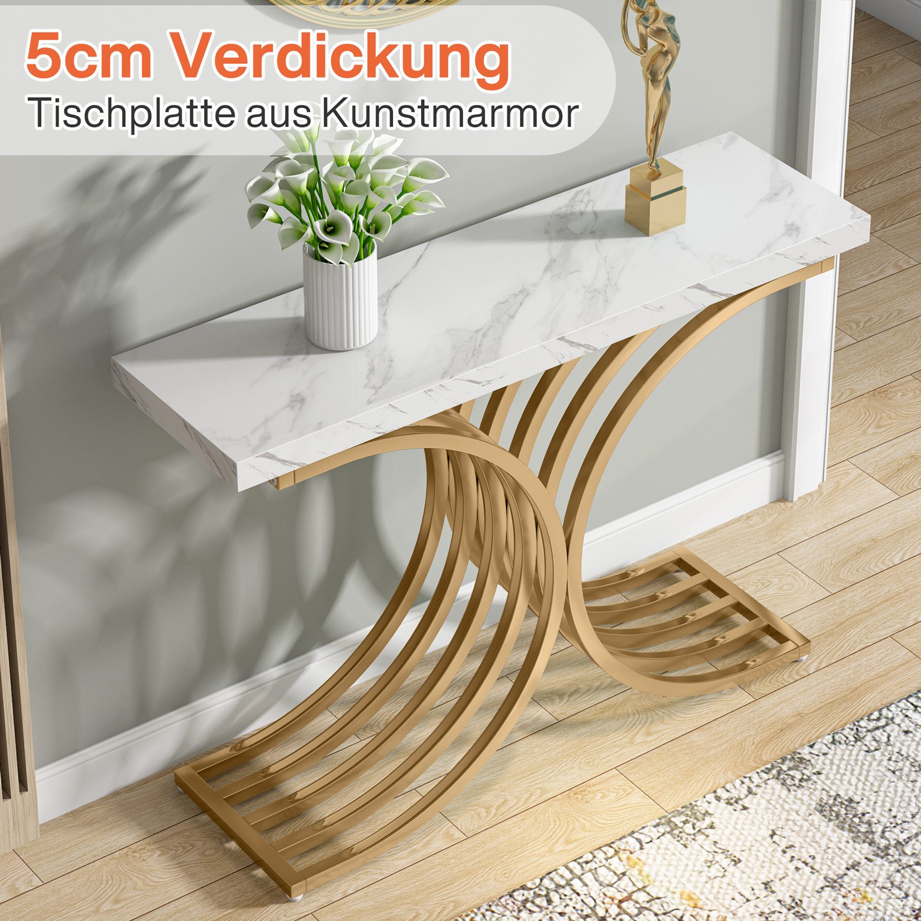 Tribesigns Konsolentisch 100 x 30 x günstig online kaufen