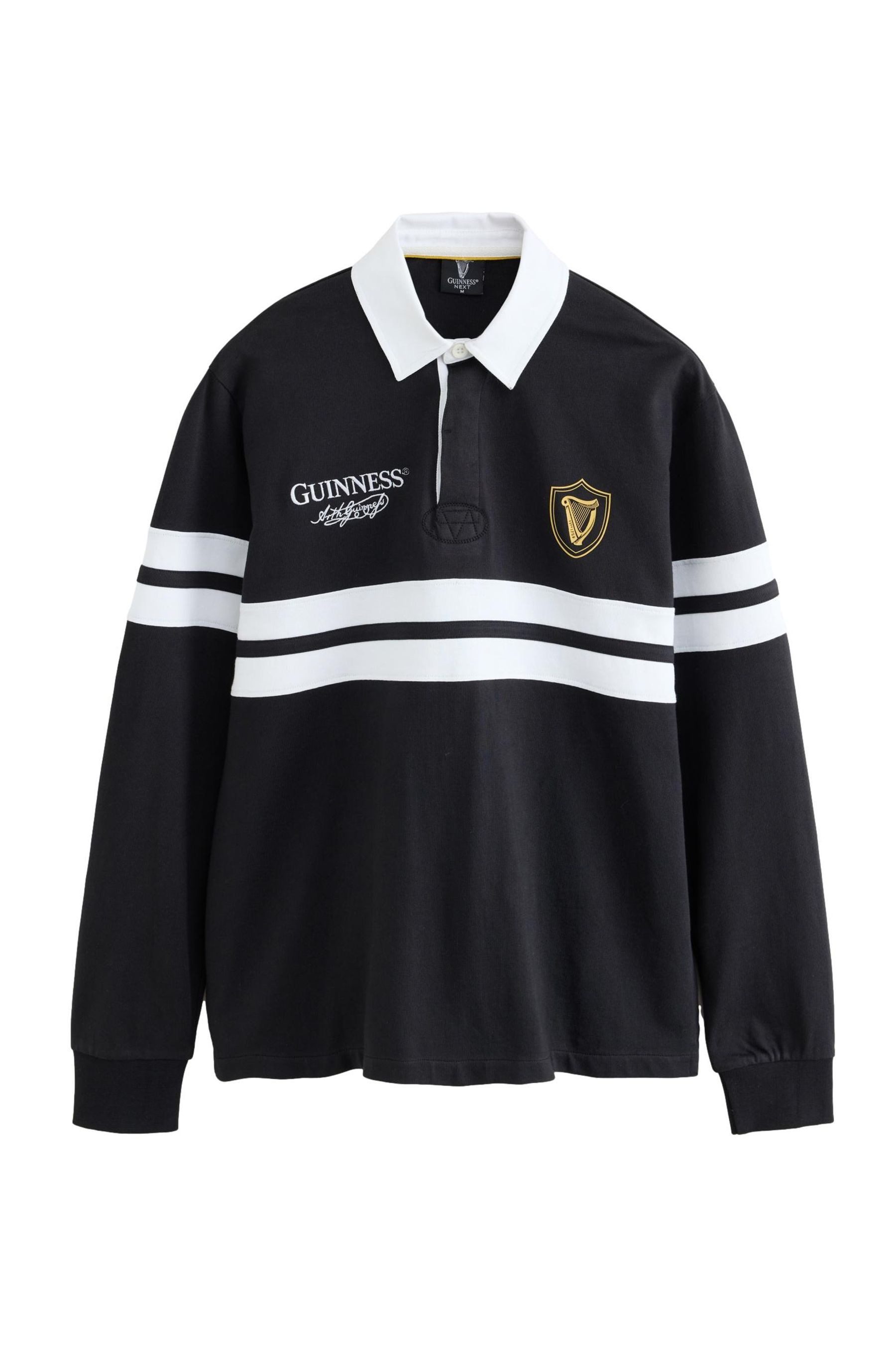 Next Rugbyshirt Rugby-Hemd mit horizontalen Blockstreifen (1-tlg)