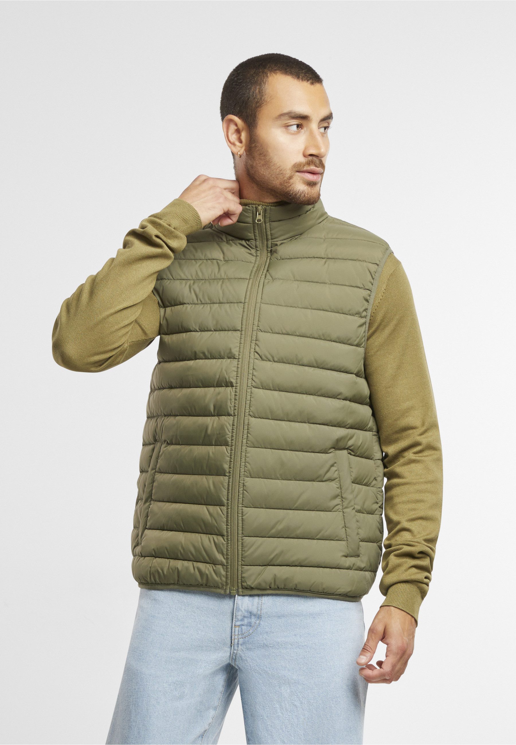 URBAN CLASSICS Steppweste Urban Classics Basic Light Weigh Vest (1-tlg)