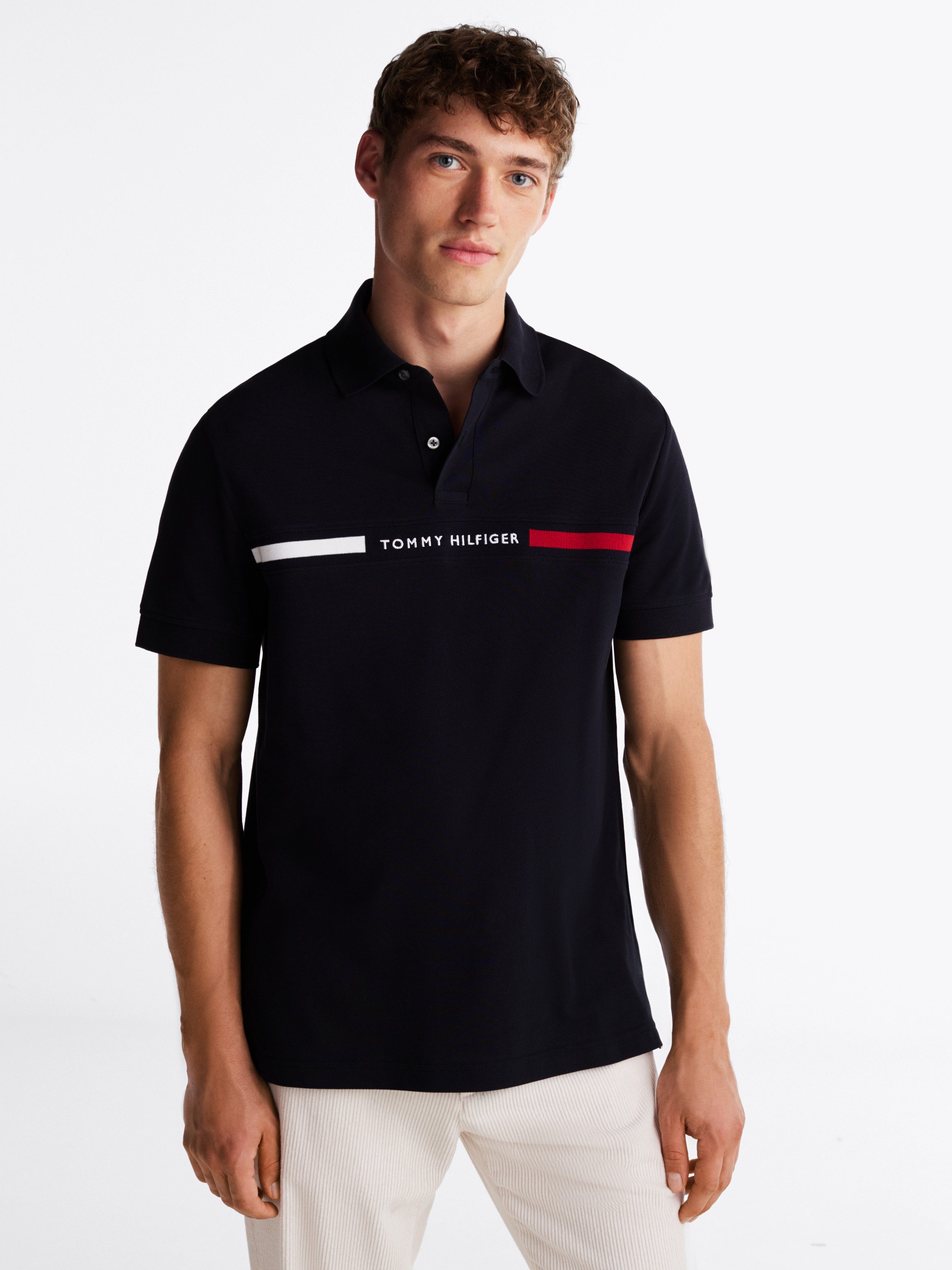 Tommy Hilfiger Poloshirt HILFIGER CHEST INSERT günstig online kaufen
