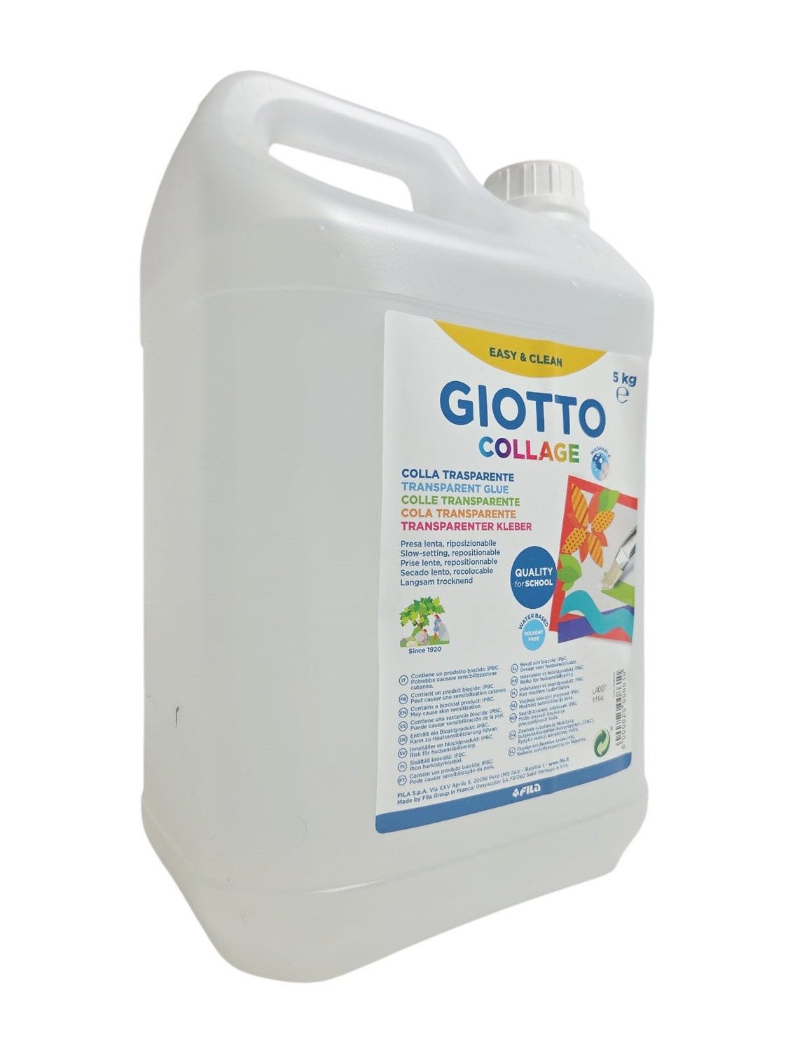 GIOTTO Bastelkleber Giotto Collage Всеskleber 5kg transparent NEU, Bastelkleber