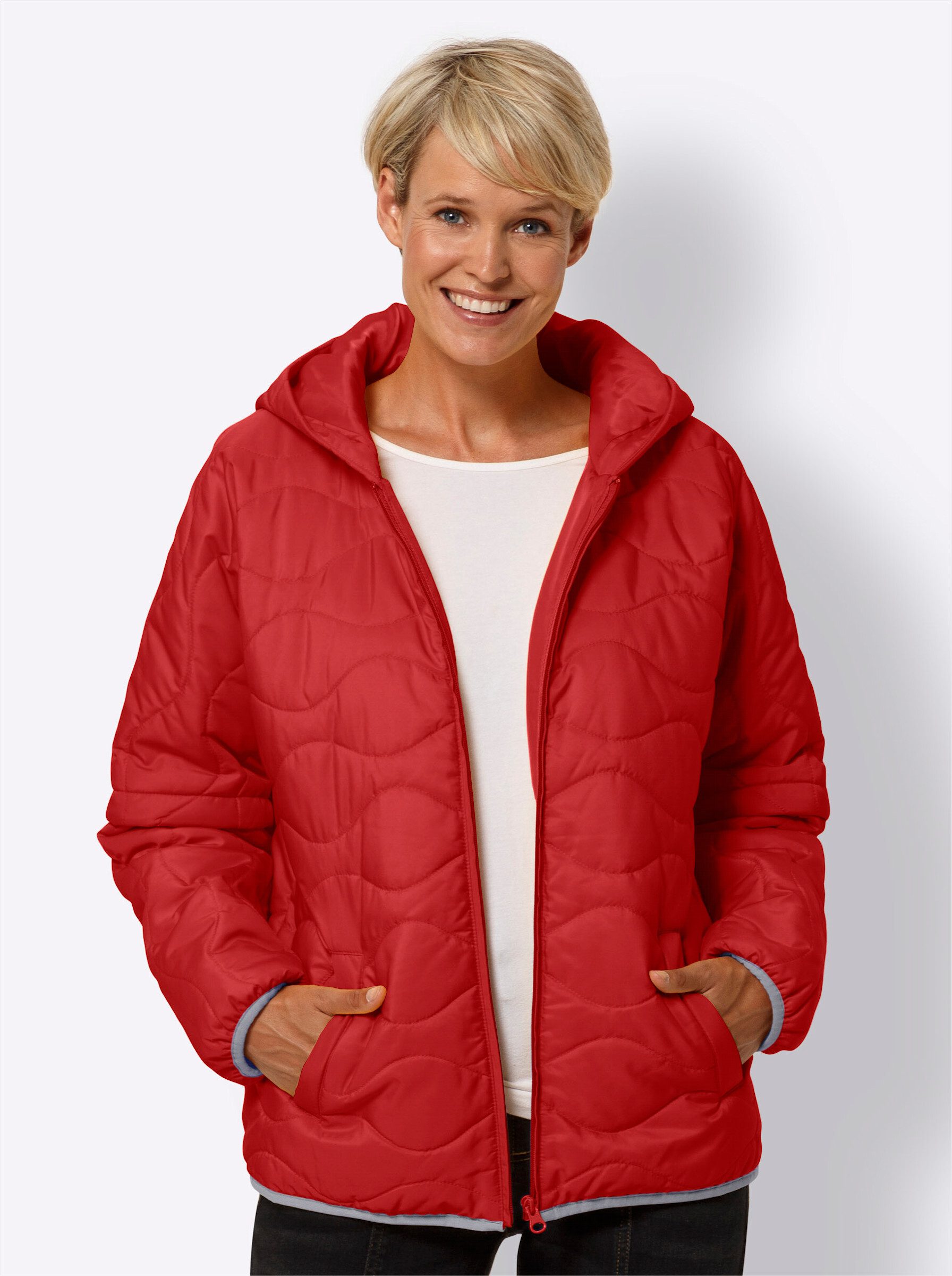 Sieh an! Winterjacke Steppjacke Langarm