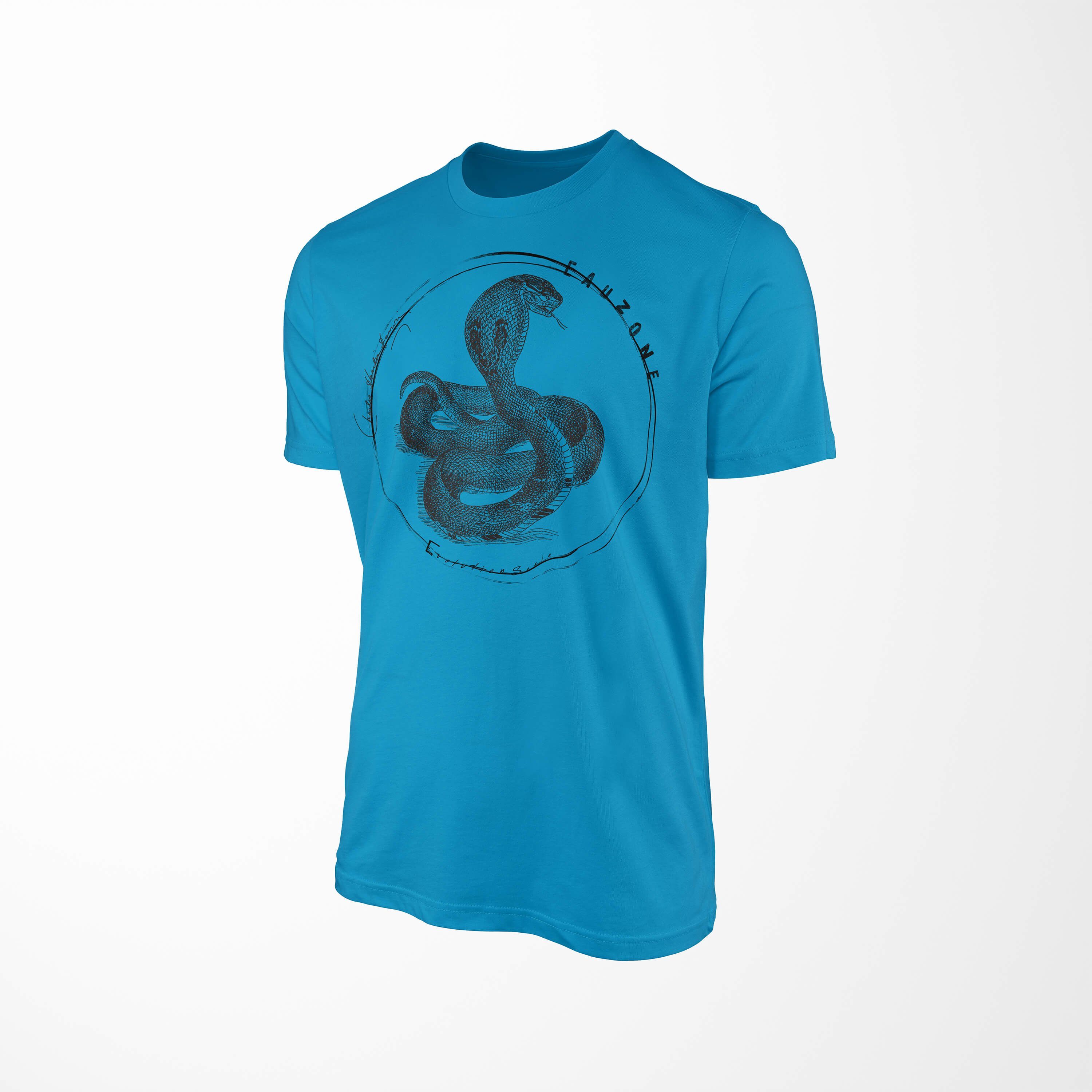 Herren Art T-Shirt Evolution Atoll T-Shirt Kobra Sinus