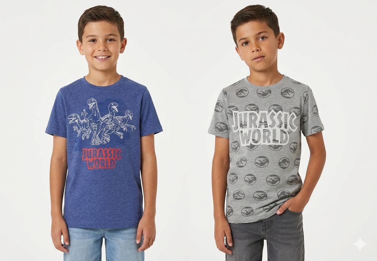 Jurassic World T-Shirt Jurassic World T-Rex Jurassic Park Kinder T-Shirt Kinder Kinder T-Shirt Jurassic World Lizensiert