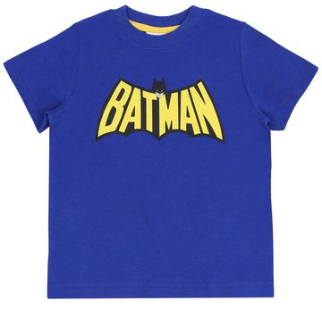 Sarcia.eu Pyjama 2 x blau-grauer Pyjama Batman DC COMICS 7-8 Jahre
