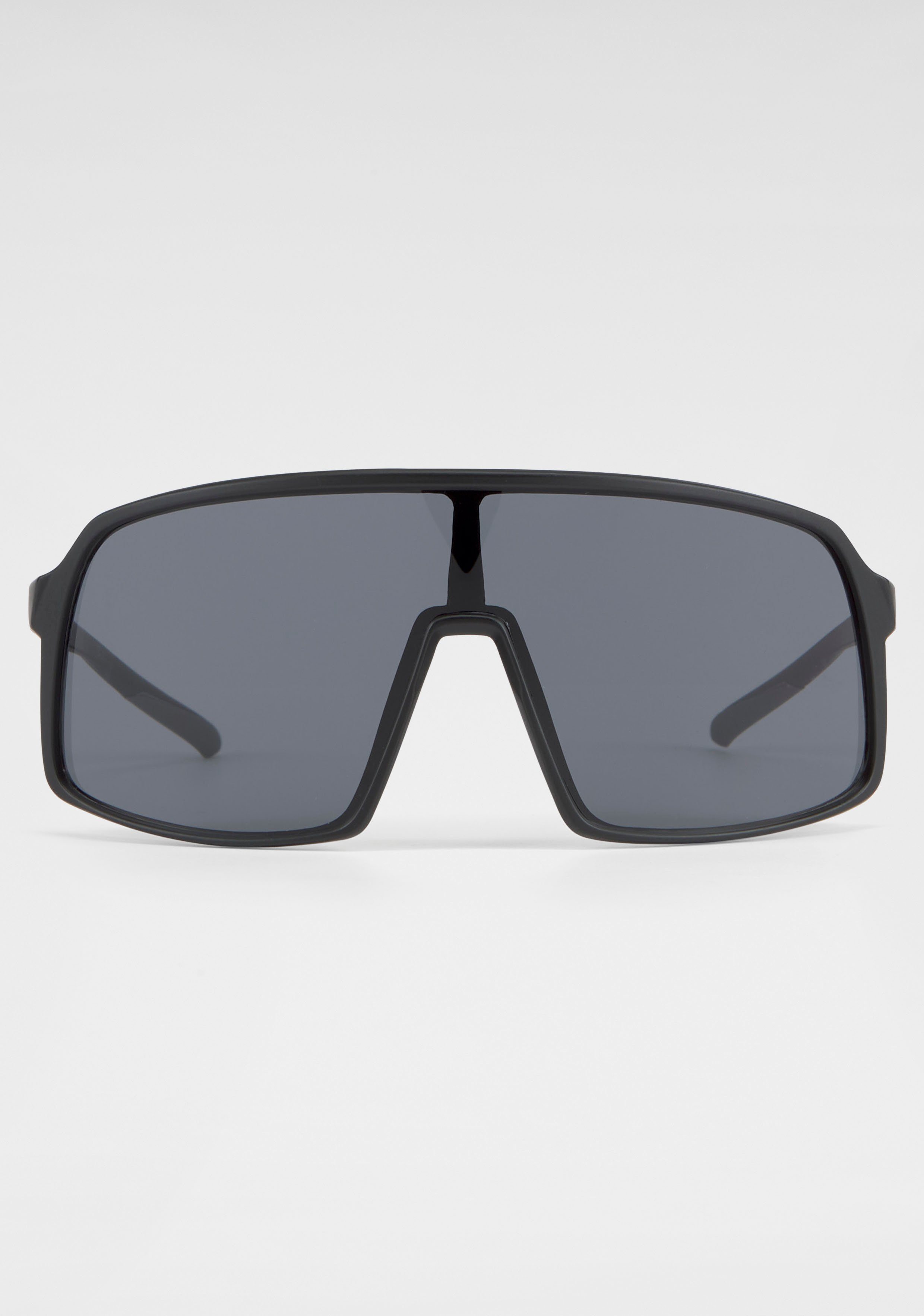BACK IN BLACK Eyewear Sonnenbrille Gläser, große Monoscheibe Verspiegelte