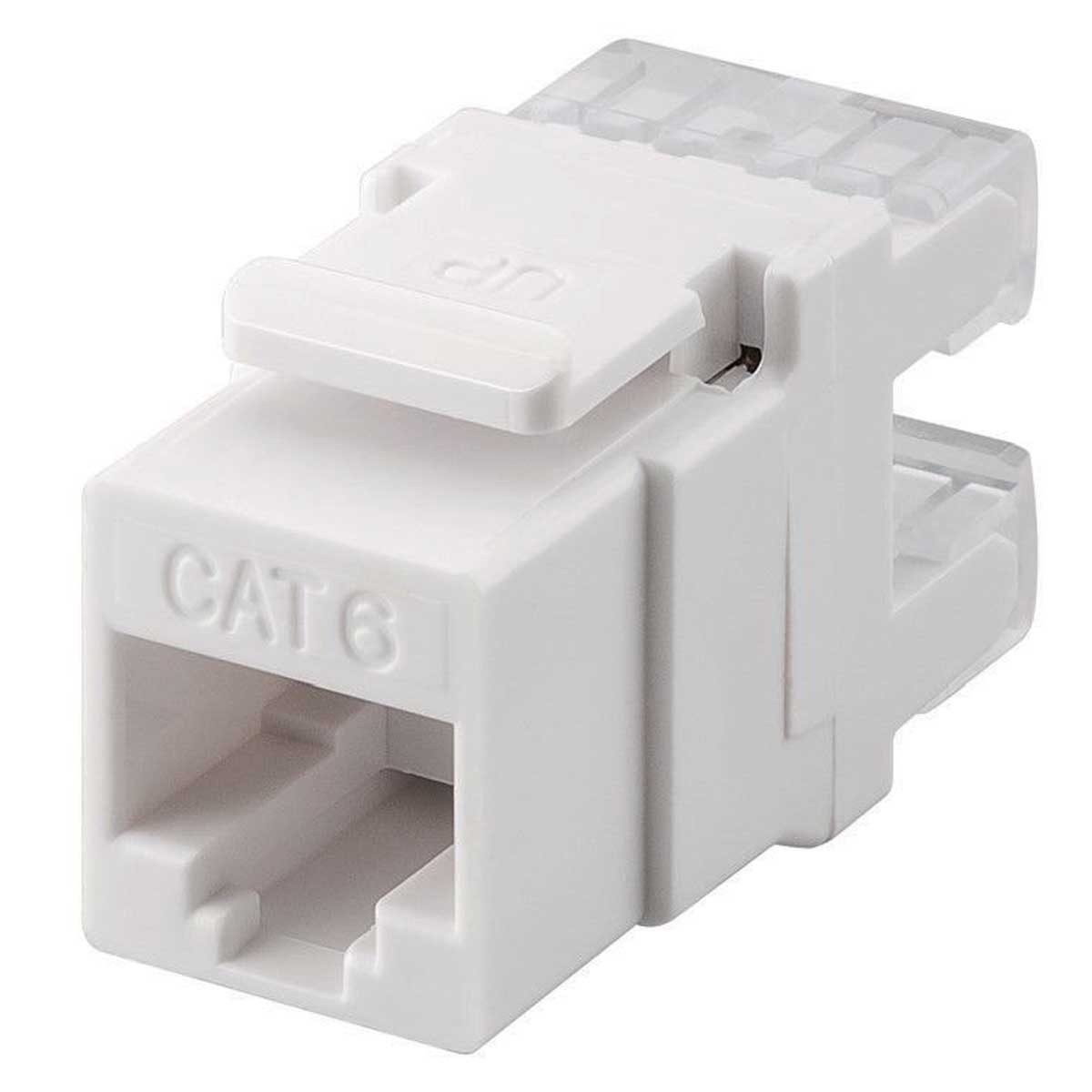 Goobay Netzwerkstecker Keystone Modul RJ45 CAT 6e, UTP