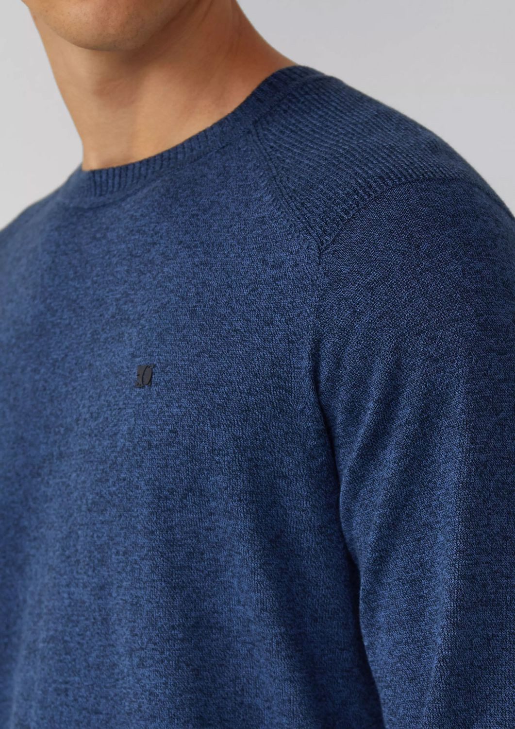 s.Oliver Rundhalspullover Pullover aus Moulinéstrick (1-tlg) günstig online kaufen