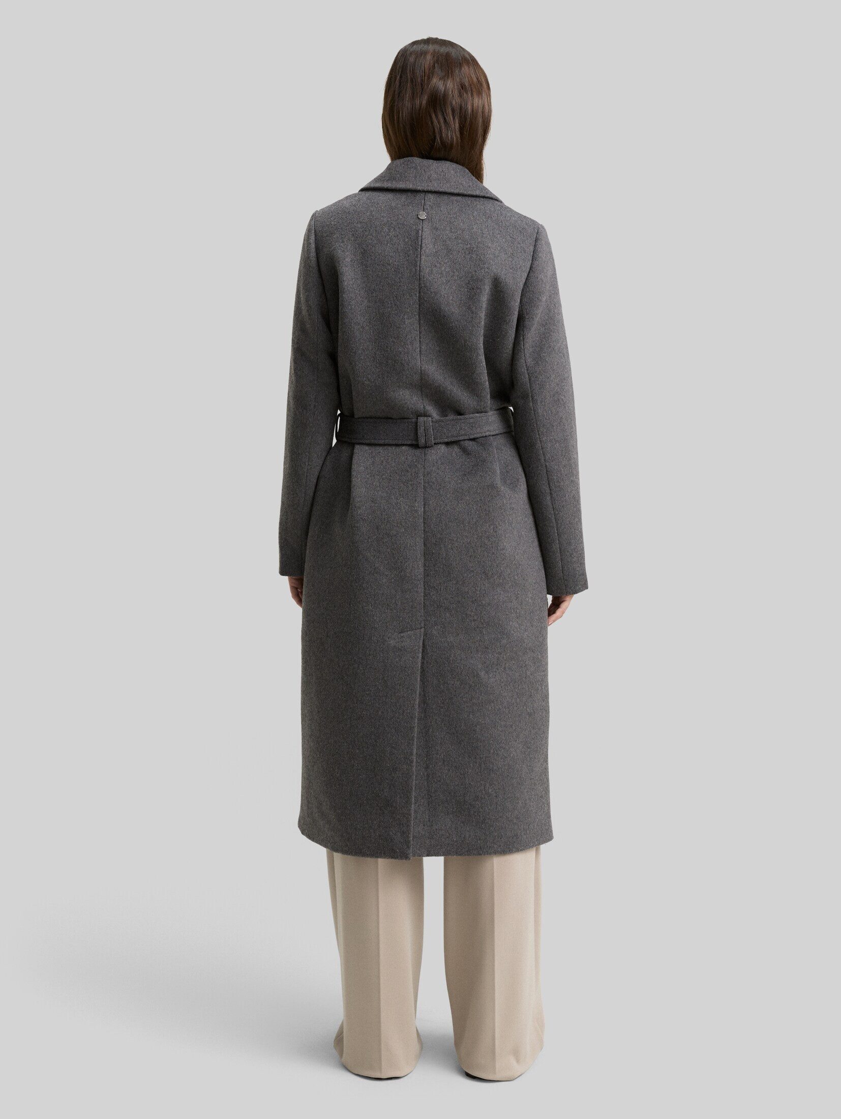 TOM TAILOR Kurzmantel Jacken Wollmantel mit Gürtel