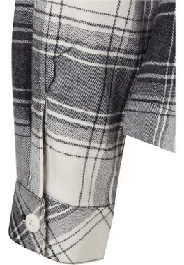 URBAN CLASSICS Klassische Bluse Urban Classics Damen Ladies Oversized Check Shirt