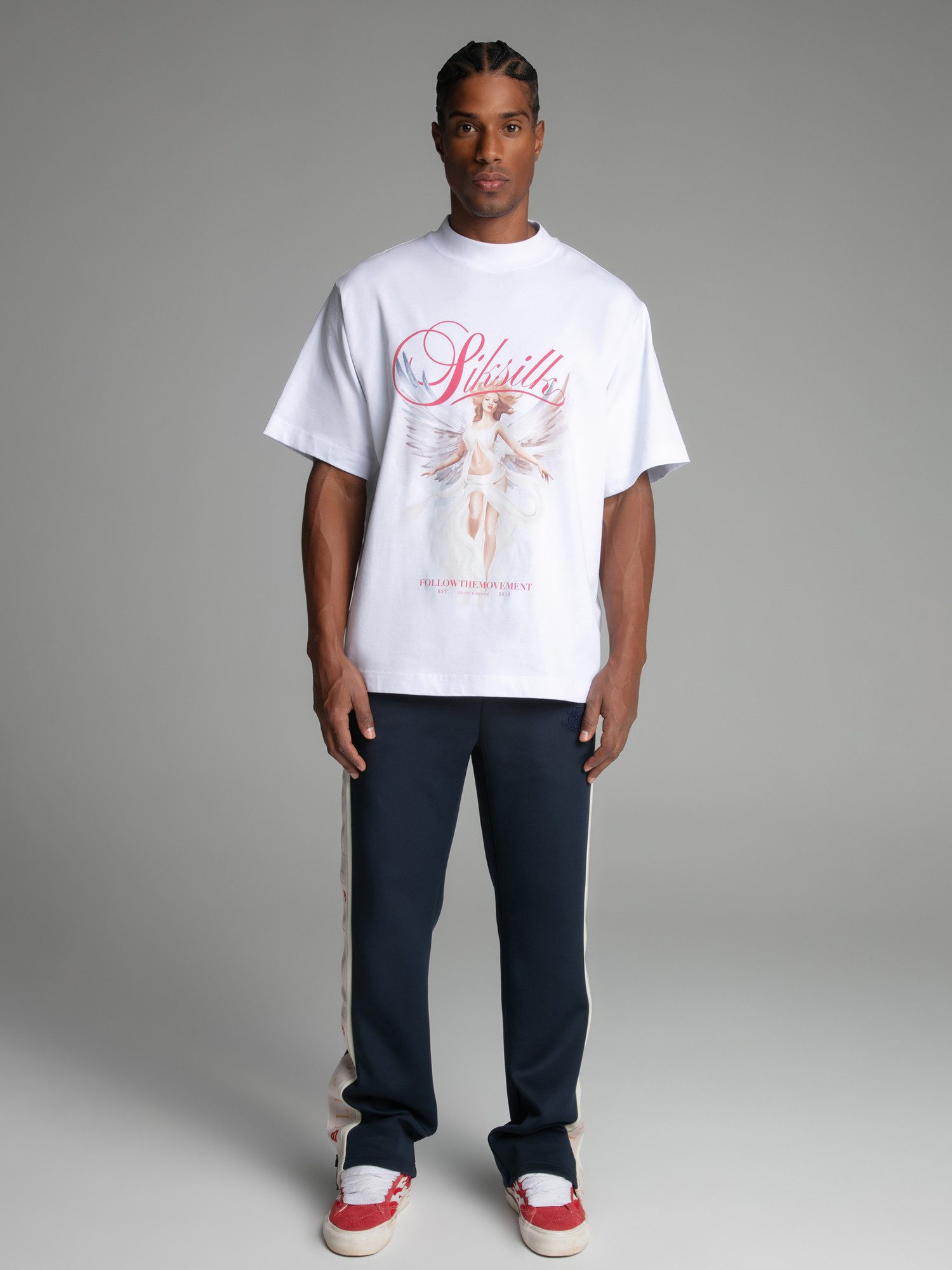 Siksilk Sweathose SikSilk Herren Marineblaue Trainingshose günstig online kaufen