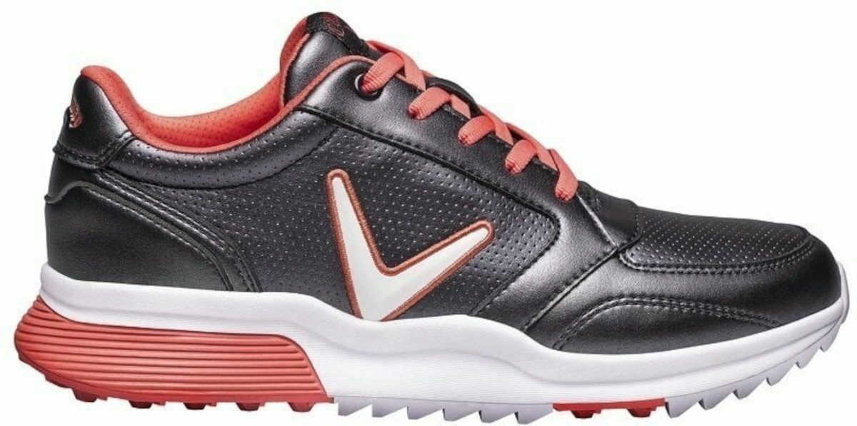 Callaway Callaway Golfschuh Aurora LT Spikeless Charcoal-Coral Damen Golfschuh