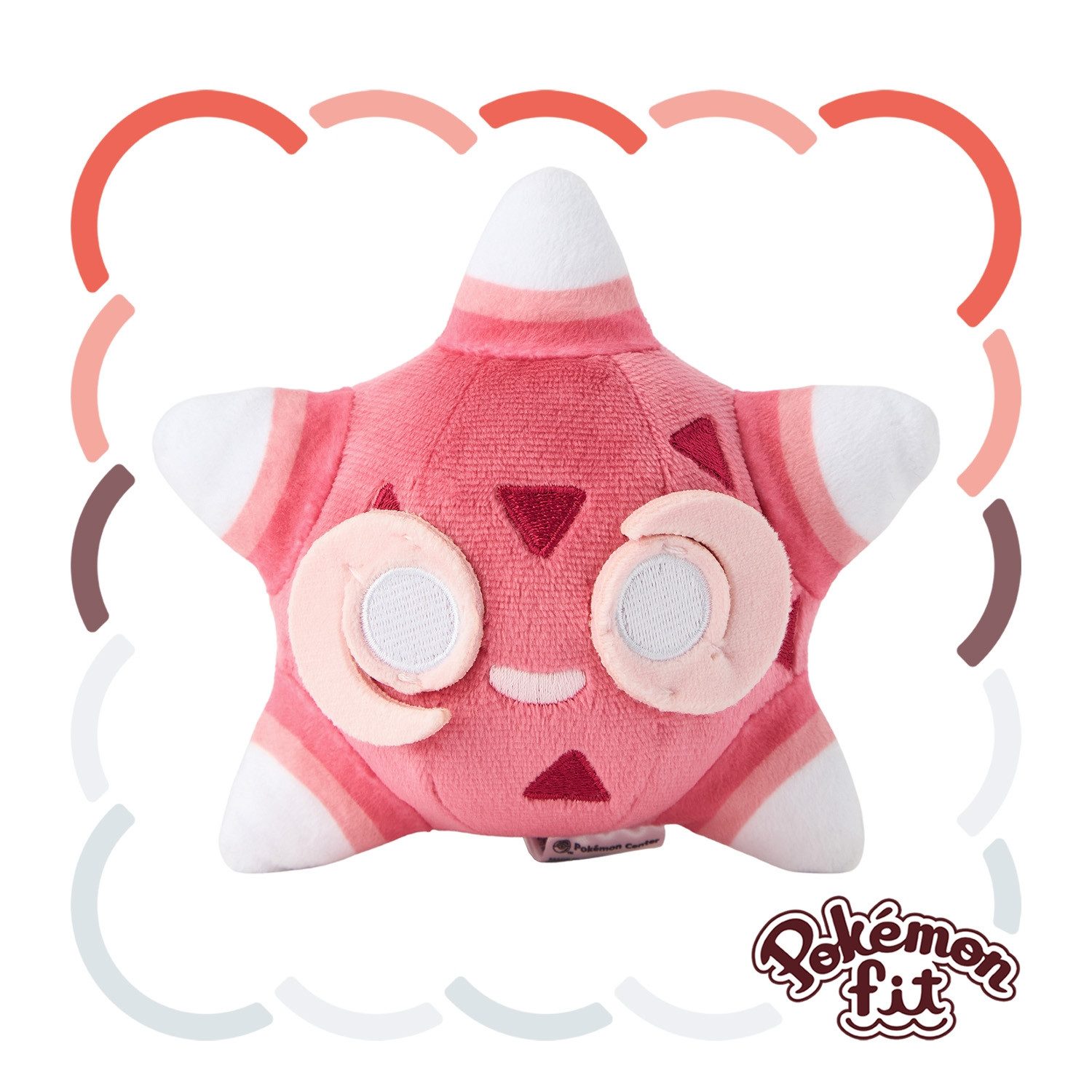 Pokémon Center Plüschfigur Pokemon Meteno (Roter Kern) Kuscheltier - 13 cm Plüschtier Minior