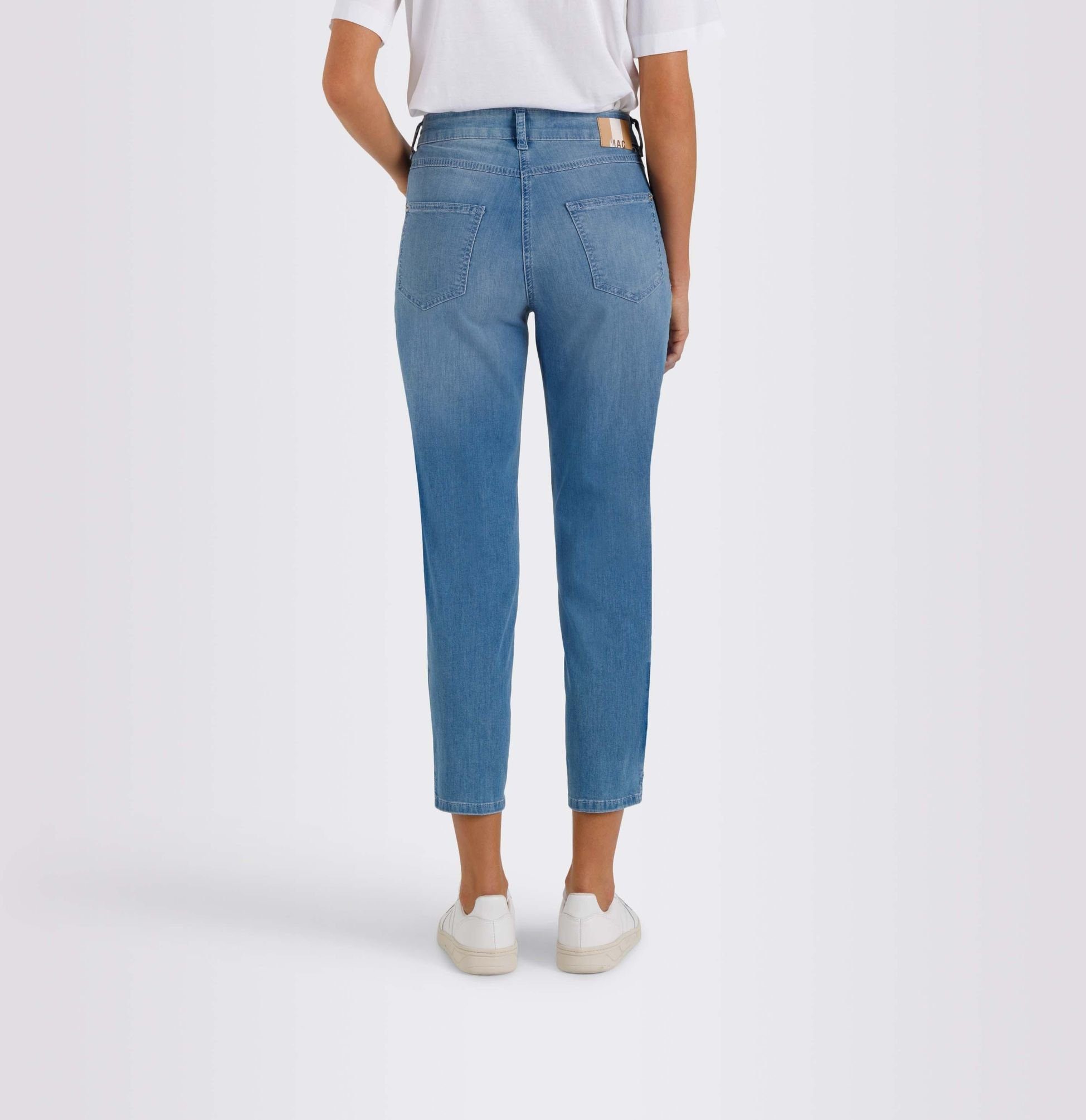 (D499) 5-Pocket-Jeans 7/8 blue basic (5045-90-0391L) MAC Melanie