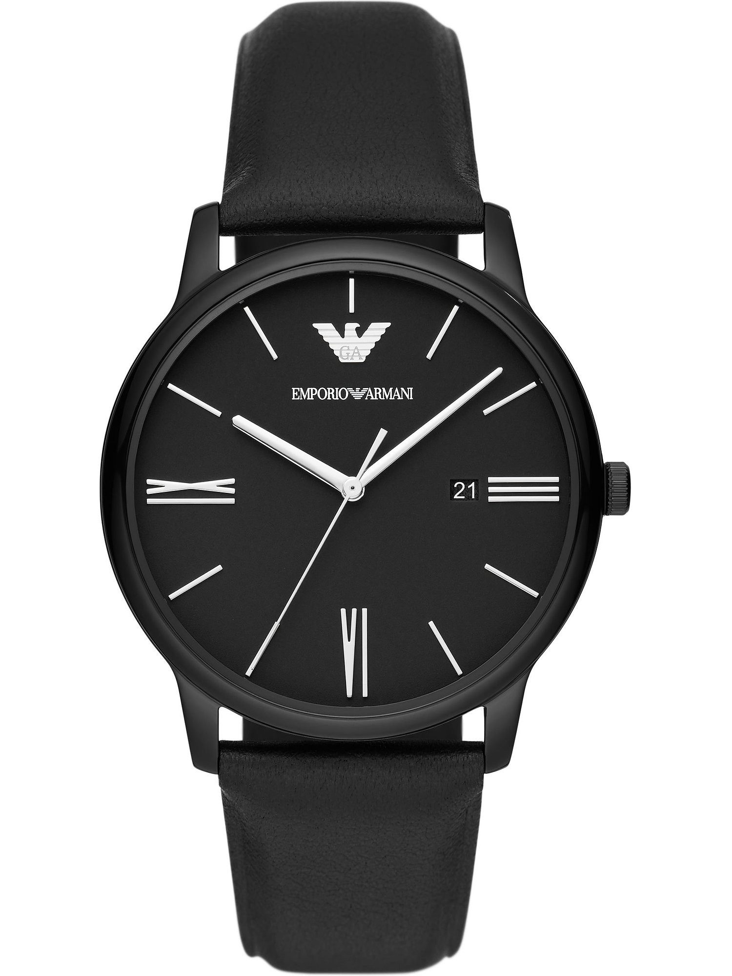 Emporio Armani Quarzuhr Emporio Armani Herren-Uhren Analog Quarz günstig online kaufen