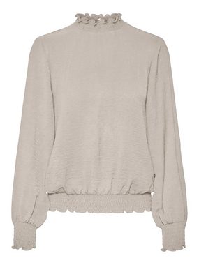 Vero Moda Langarmbluse VMALVA LS SMOCK TOP WVN GA NOOS