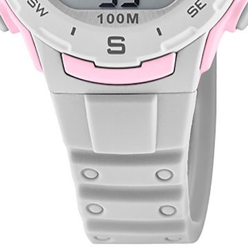 CALYPSO WATCHES Digitaluhr Calypso Damen Uhr Digital Sport K5801/1, Damenuhr rund, mittel (ca. 35mm), Kunststoffarmband, Sport-Style