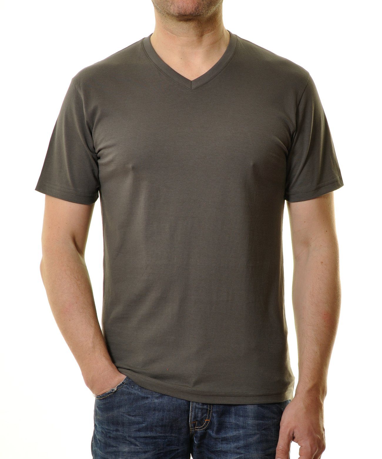T-Shirt Schiefergrau RAGMAN