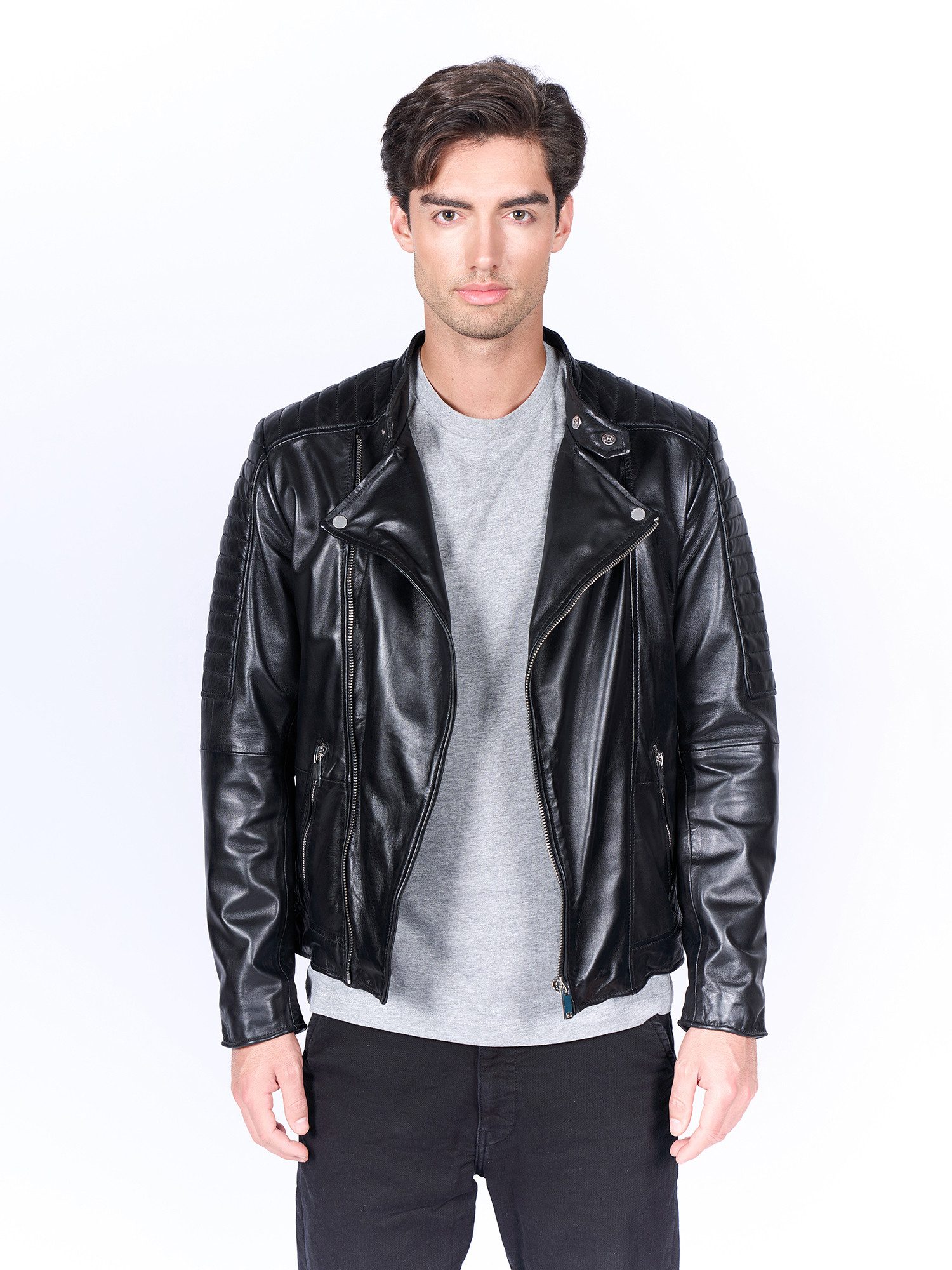 Freaky Nation Lederjacke Crossover-FN