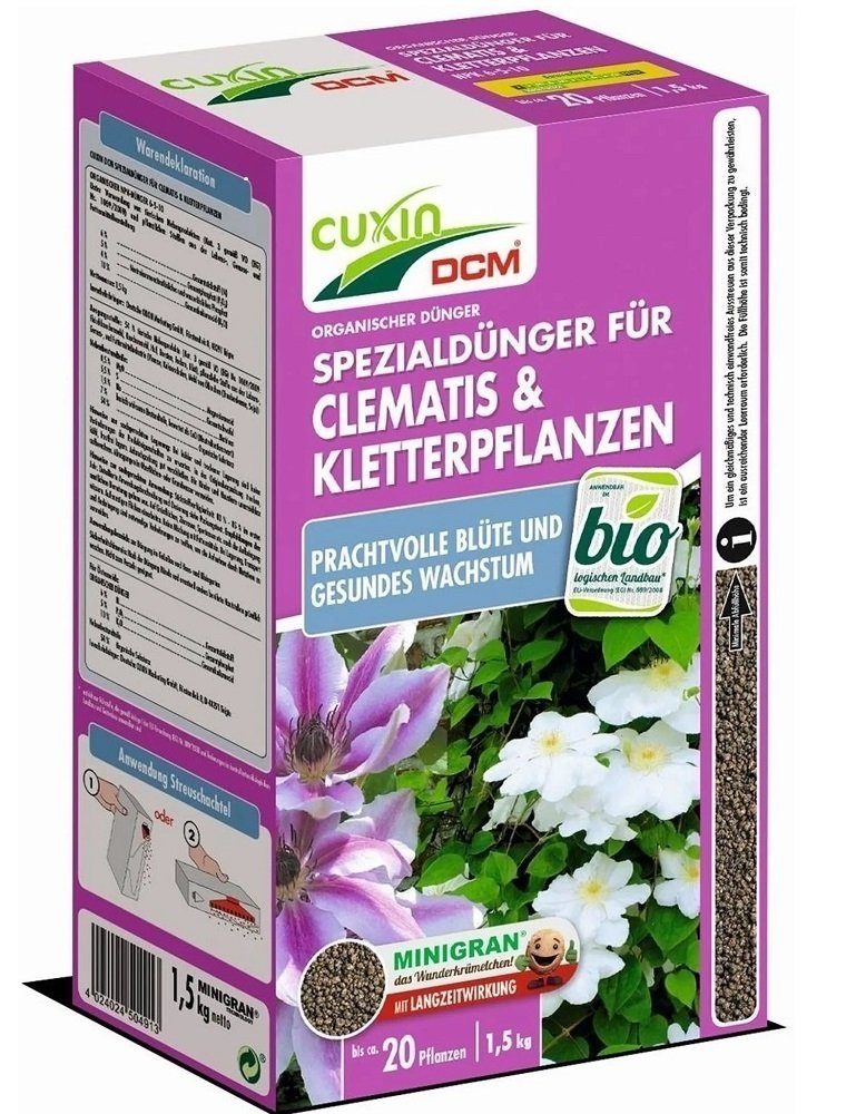 Cuxin DCM Spezialdünger Cuxin DCM Spezialdünger für Clematis & Kletterpflanzen 1,5 kg