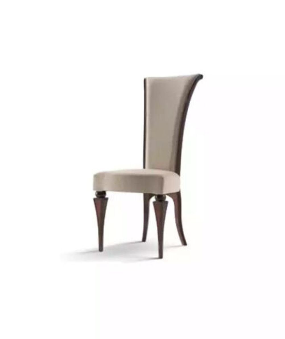 Elegantes Made (1 Klassische JVmoebel Polster Neu in Italy Esszimmerstuhl Grau Luxus St), Esszimmer Stühle