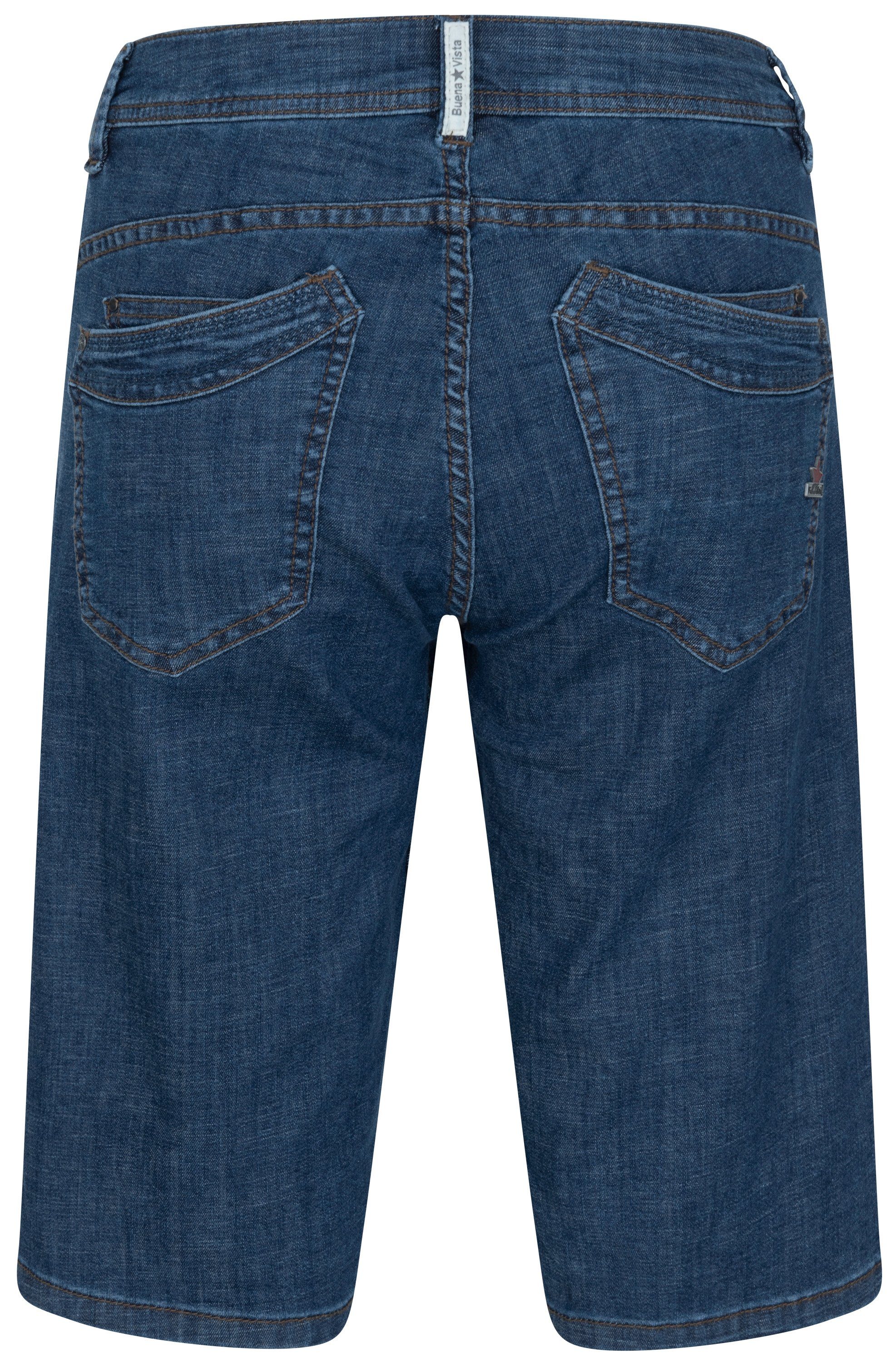 Buena Vista Stretch-Jeans B5025 VISTA SHORT 347.5013 2304 stone BUENA - Denim MALIBU Cross dark