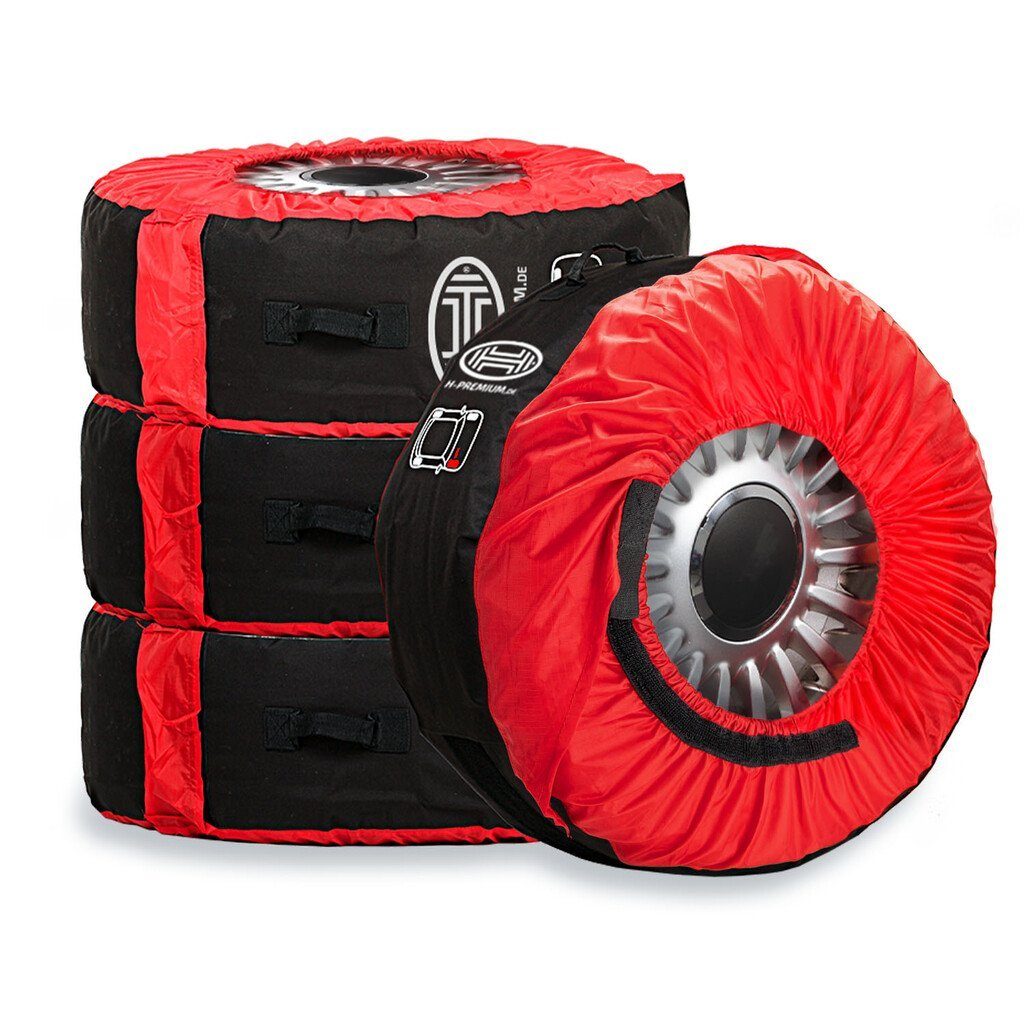 HEYNER Reifentasche Reifentaschen Set 14-18 Zoll mit Klettverschluss Reifenschoner 4er Set