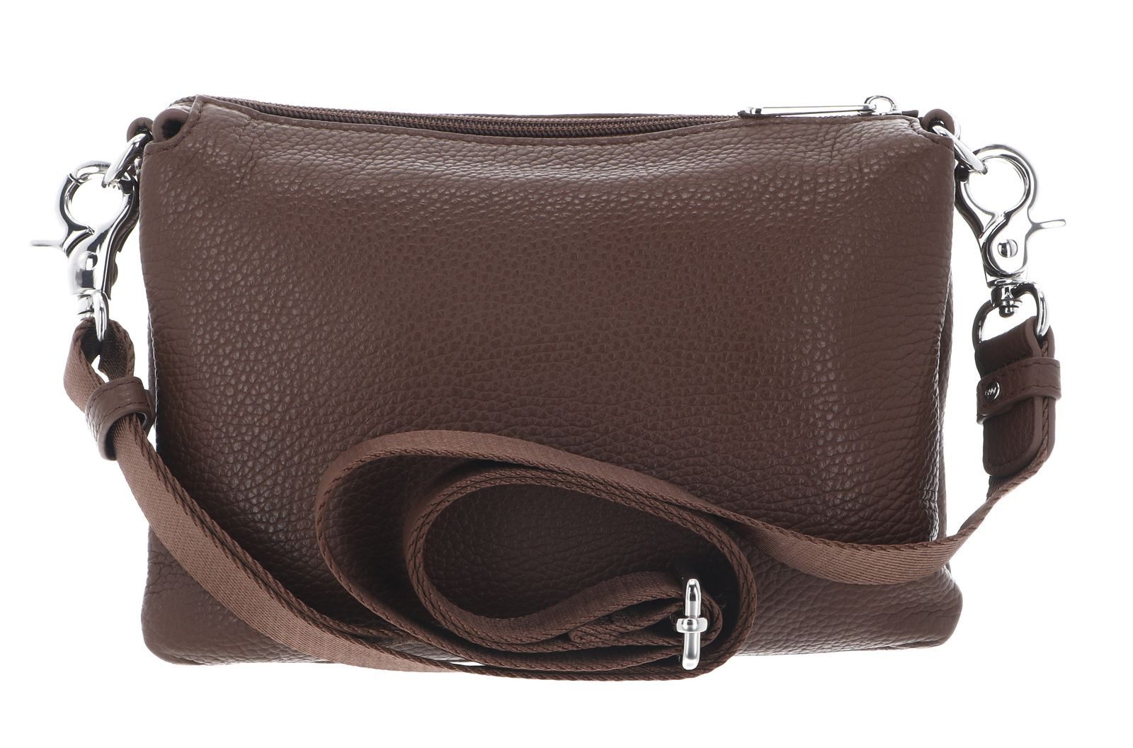 Mandarina Duck Umhängetasche Crossbody Bag, aus echtem Rindsleder