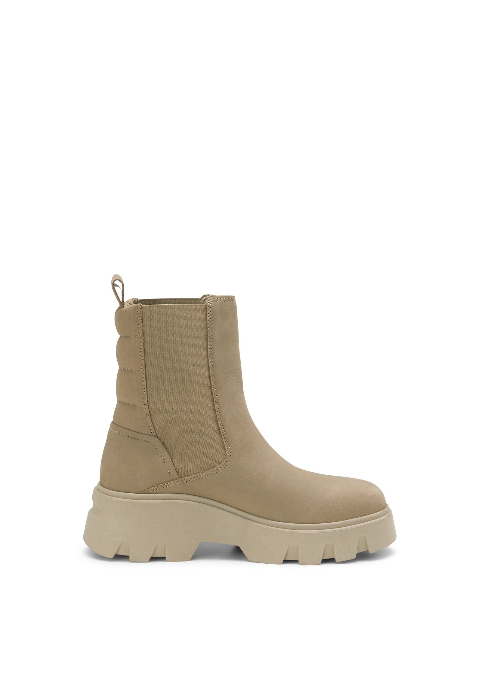 Nubukleder O'Polo Marc beige aus feinem Chelseaboots